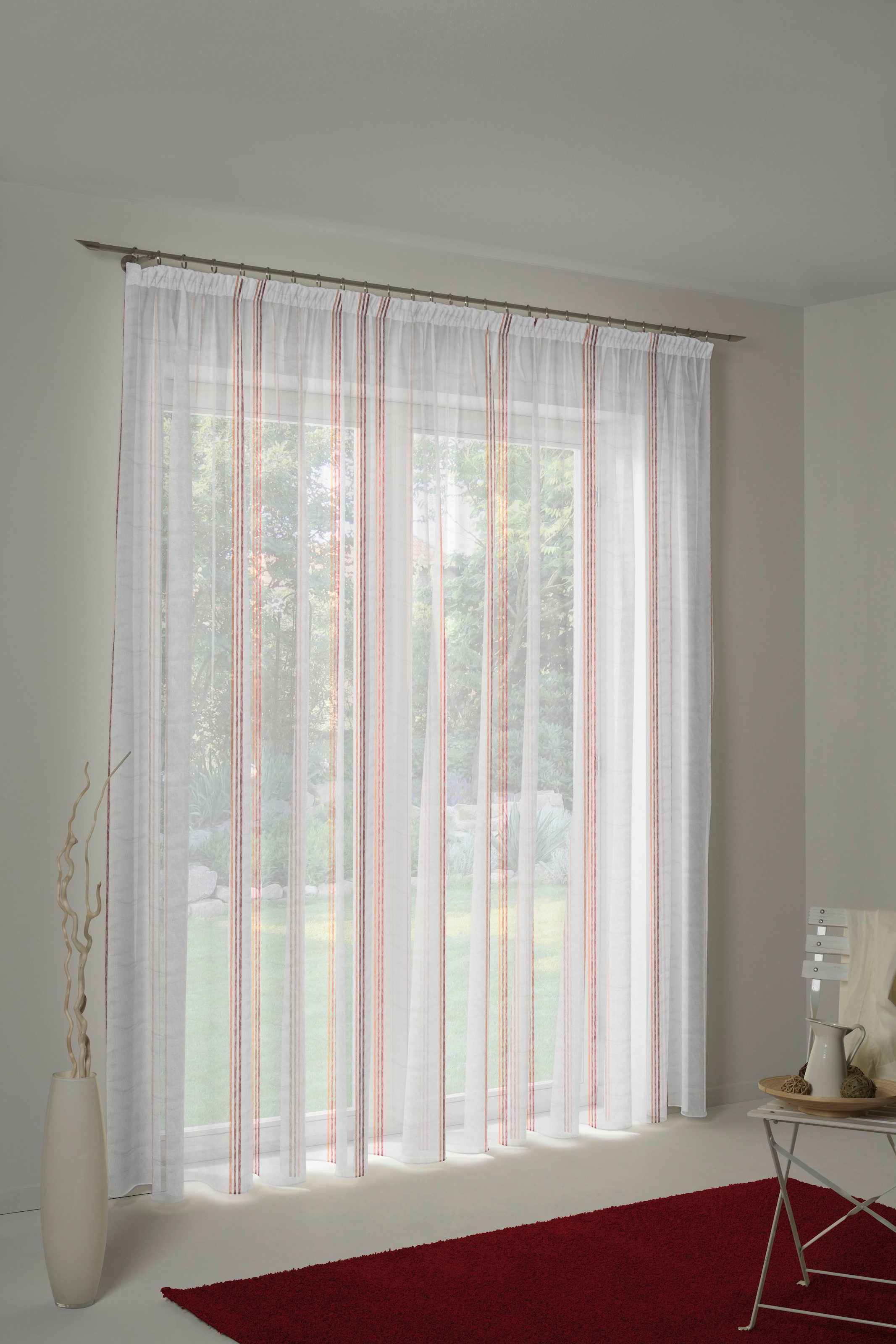 Wirth Gardine »Chloé« Faltenband 1 Stk. tlg. Fertig-Store mit FB 1:3 nach Mass