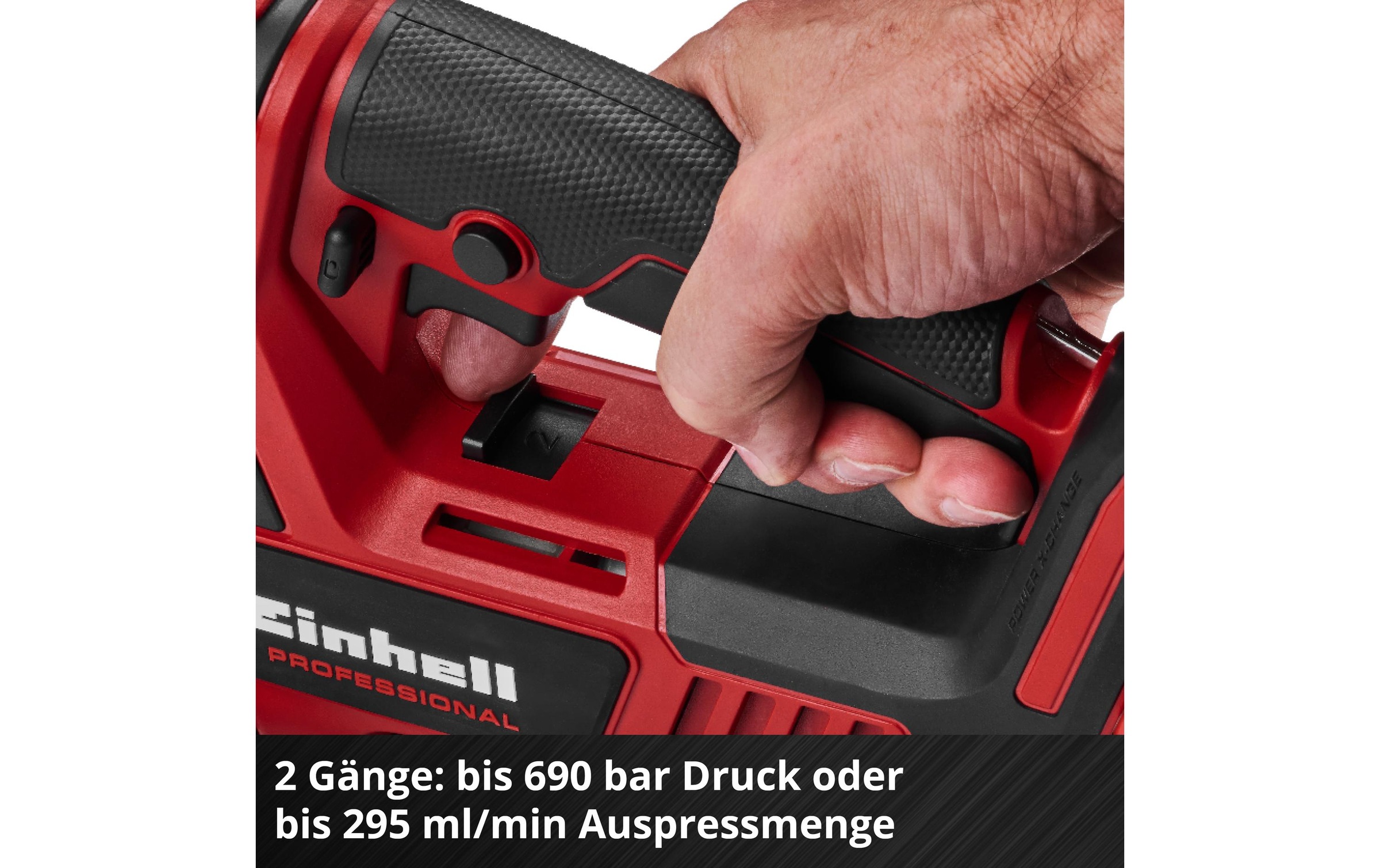 Einhell Akku-Kartuschenpistole »TP-GR 18/690 Li - Solo Akku-Fettpresse« ohne Akku und Ladegerät