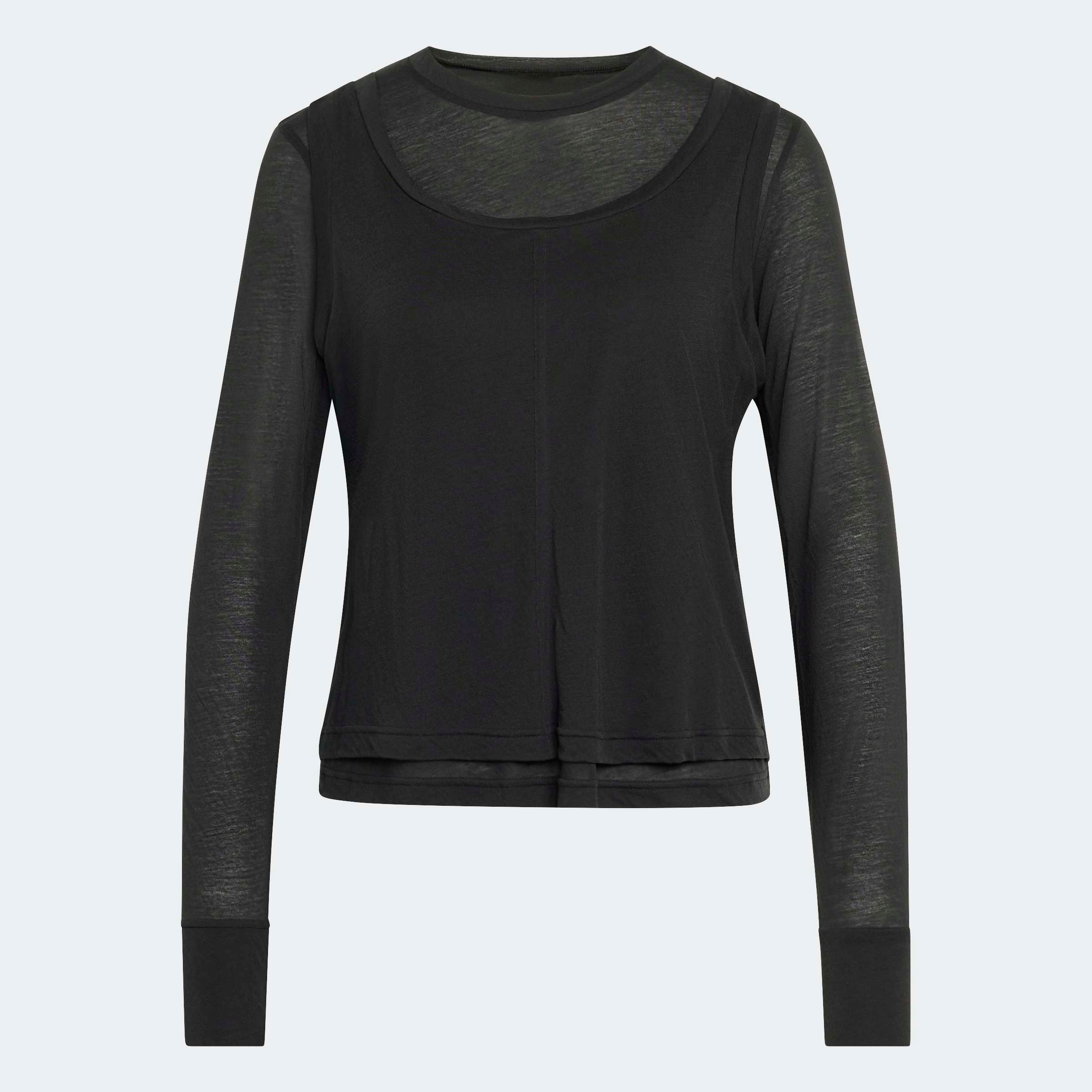 adidas Sportswear Langarmshirt »SOFT LUX LONGSLEEVE, TRANSPARENT«