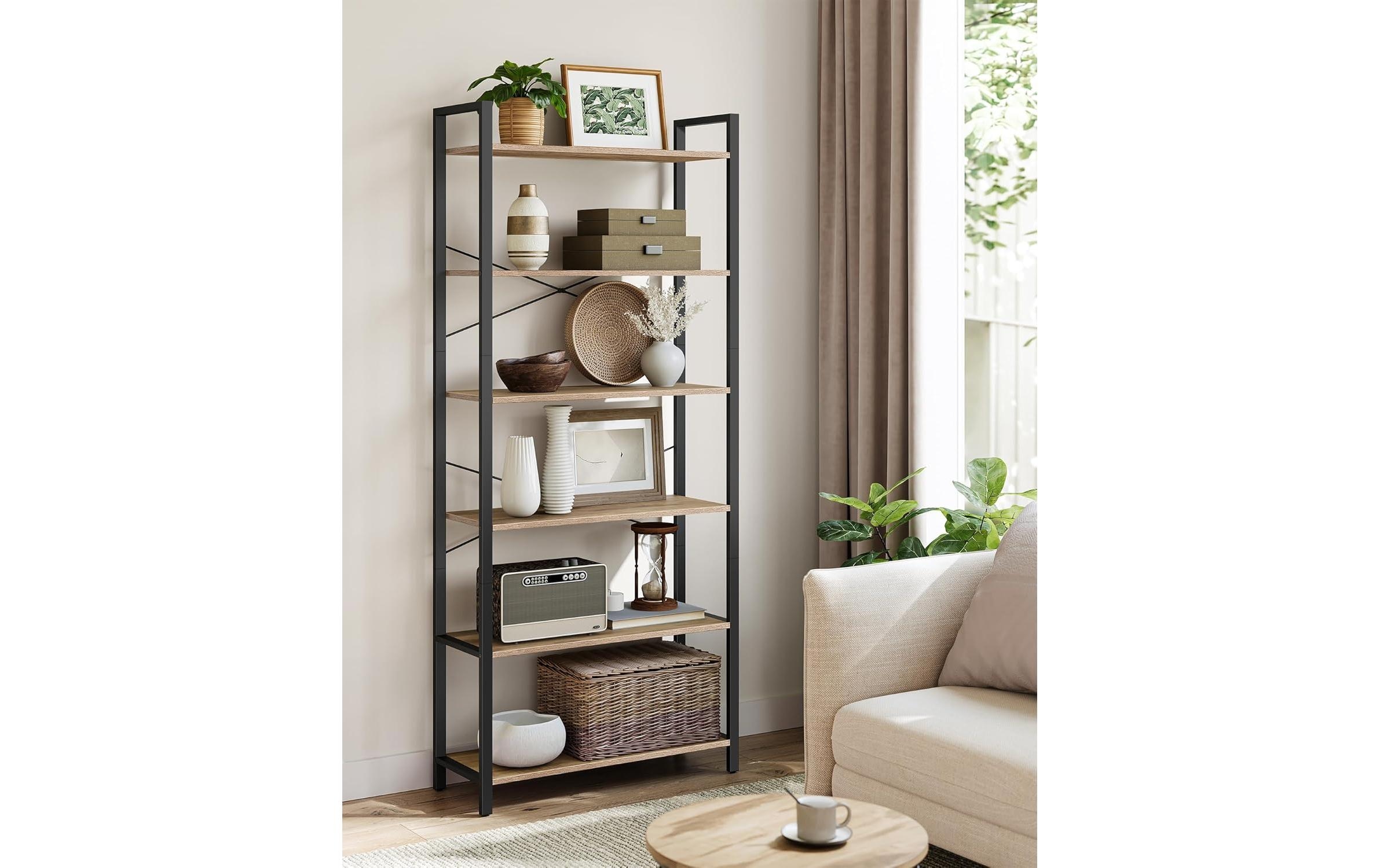 VASAGLE Bücherregal »6-stöckiges Bücherregal«