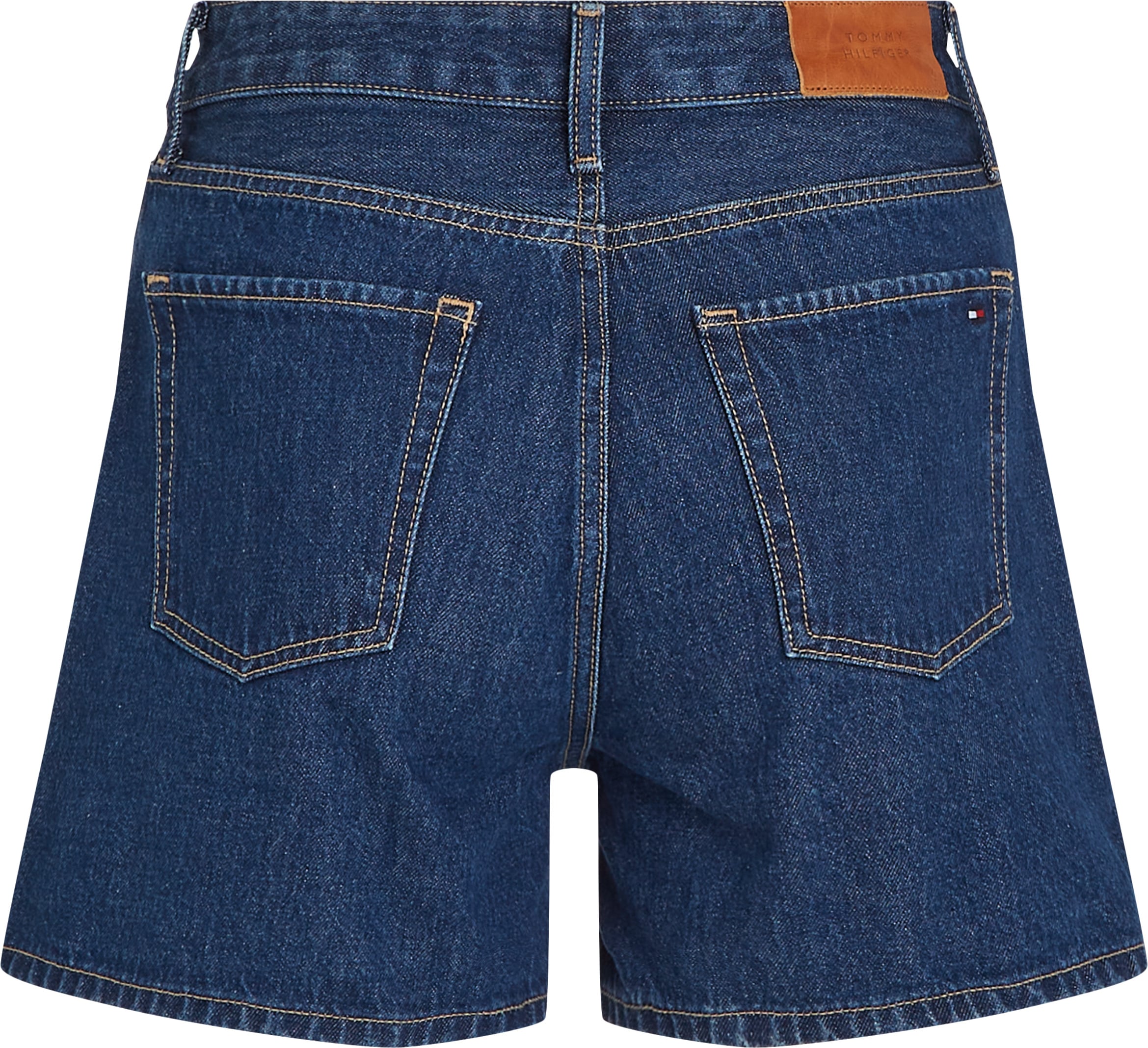 Tommy Hilfiger Short »DNM MINI SHORT HW ACE«  mit ausgestelltem Bein