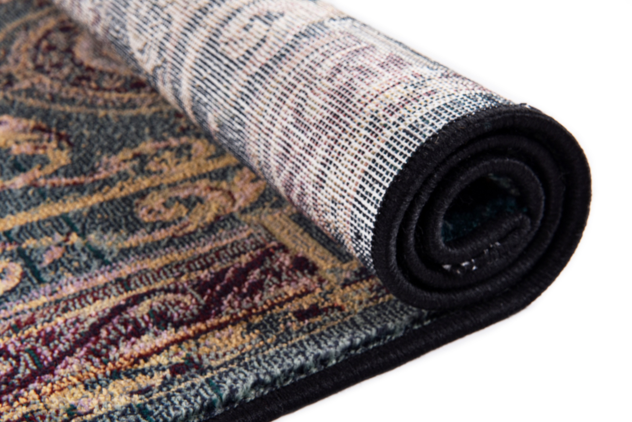 THEKO Bordure de lit »Gabiro 856« Höhe 10 mm 3 cuis tlg. Bettvorleger, Läufer Set für das Schlafzimmer, Kurzflor, Orient-Optik