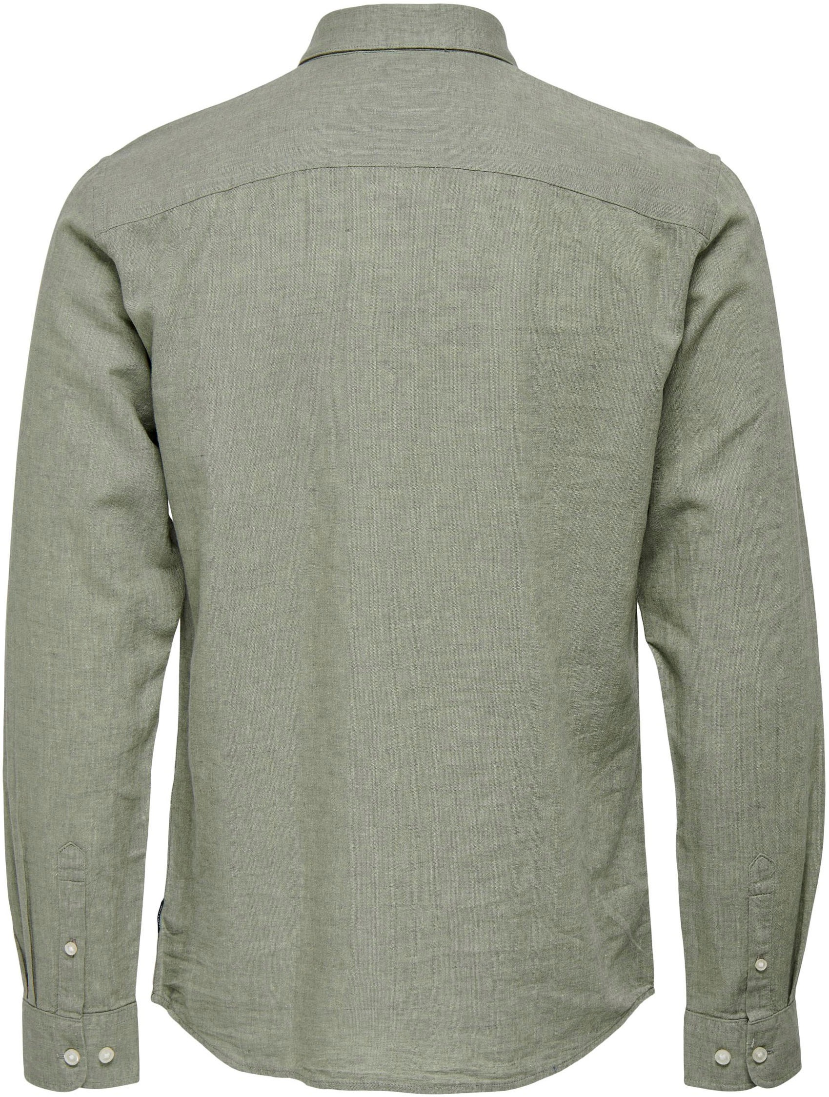 ONLY & SONS Chemise à manches longues »ONSCAIDEN LS SOLID LINEN SHIRT NOOS«