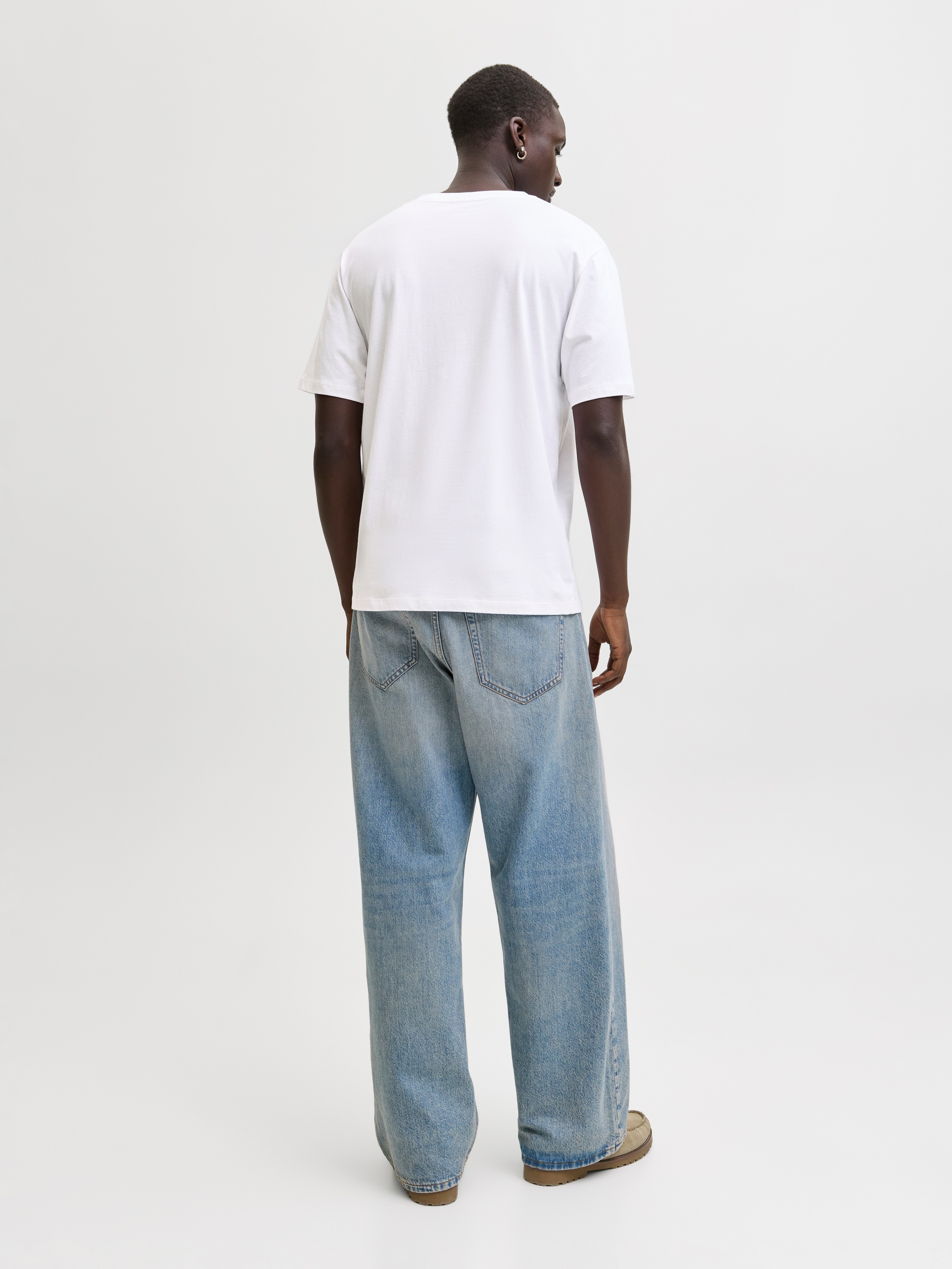 Jack & Jones Rundhalsshirt »JJDEVIN DAYTONA PRINT TEE SS CREW NECK«