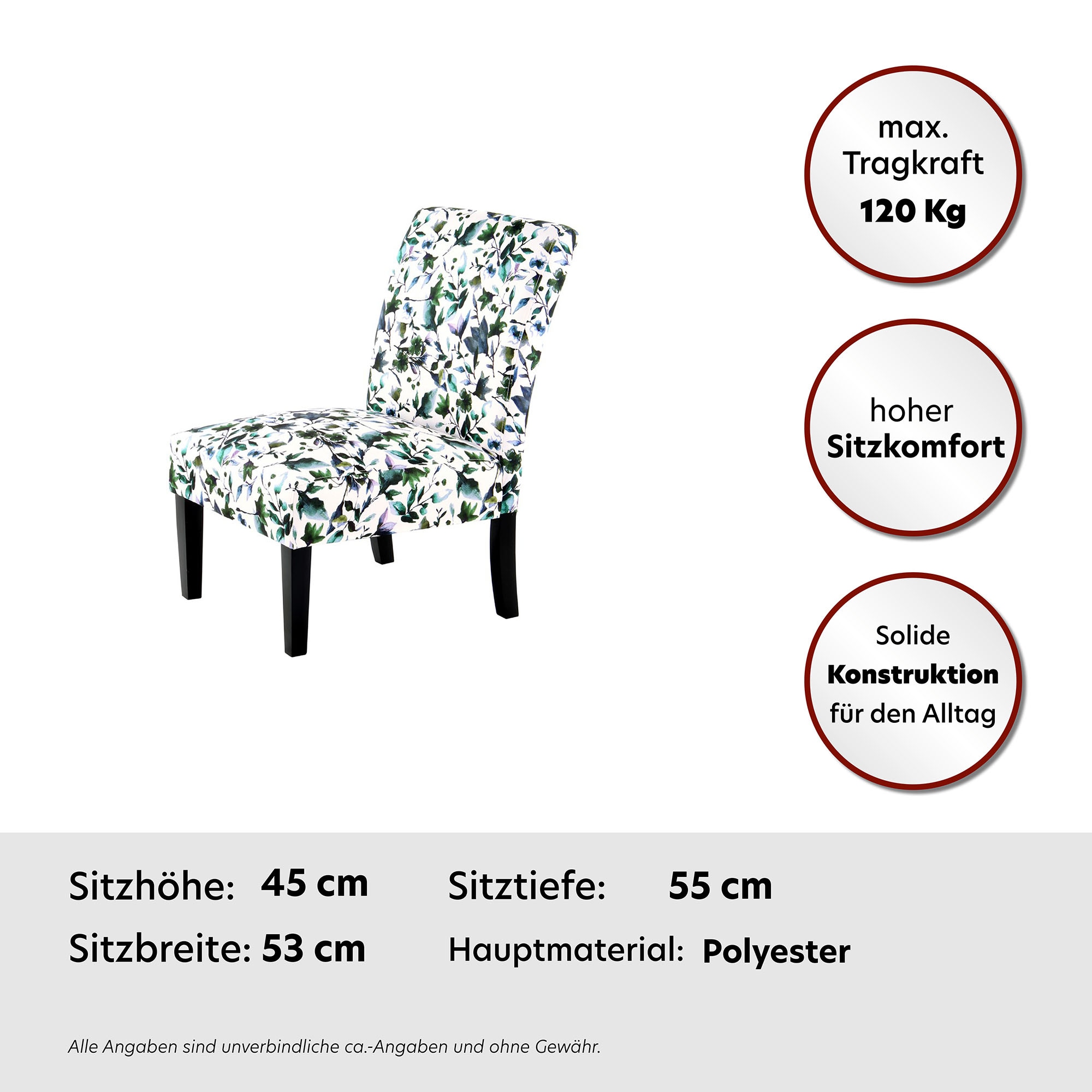 Kayoom Chaise »Indira 110, mit gepolsterter Sitzfläche und Rückenlehne« () 1 cuisstilvoll, modern, ideal für moderne Einrichtungen