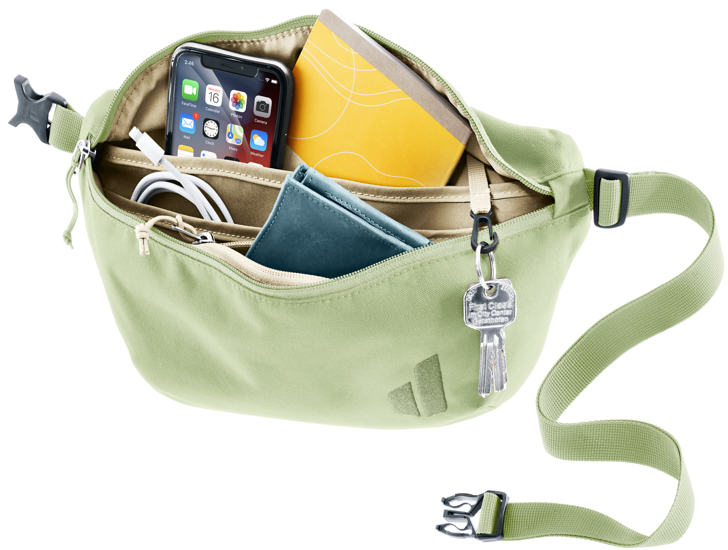deuter Sac à bandoulière »AVENGO ORGANIZER« Taille unique, avec compartiment principal spacieux, clip pour clés