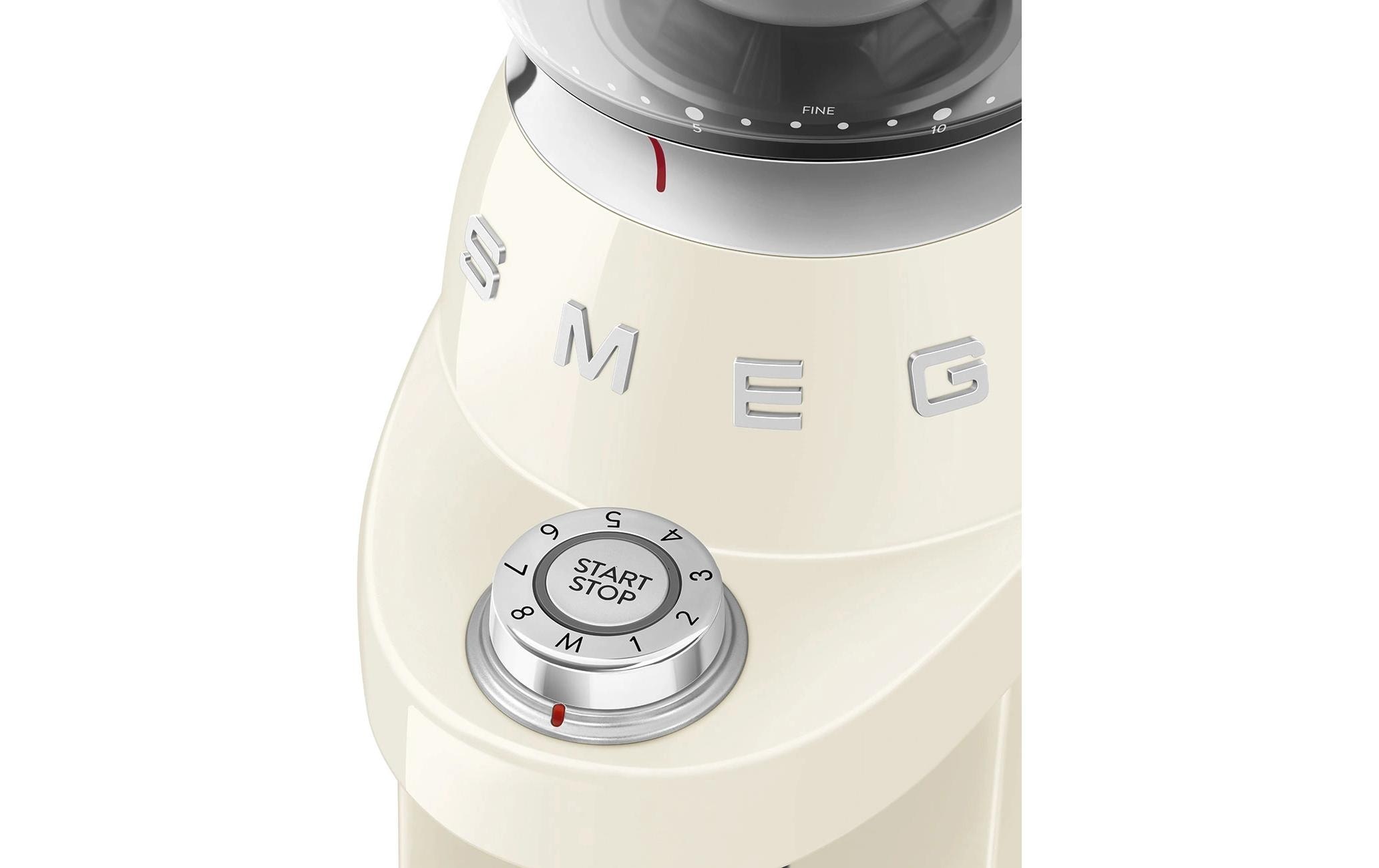 Smeg Kaffeemühle 150 W Kegelmahlwerk 240 gBohnenbehälter