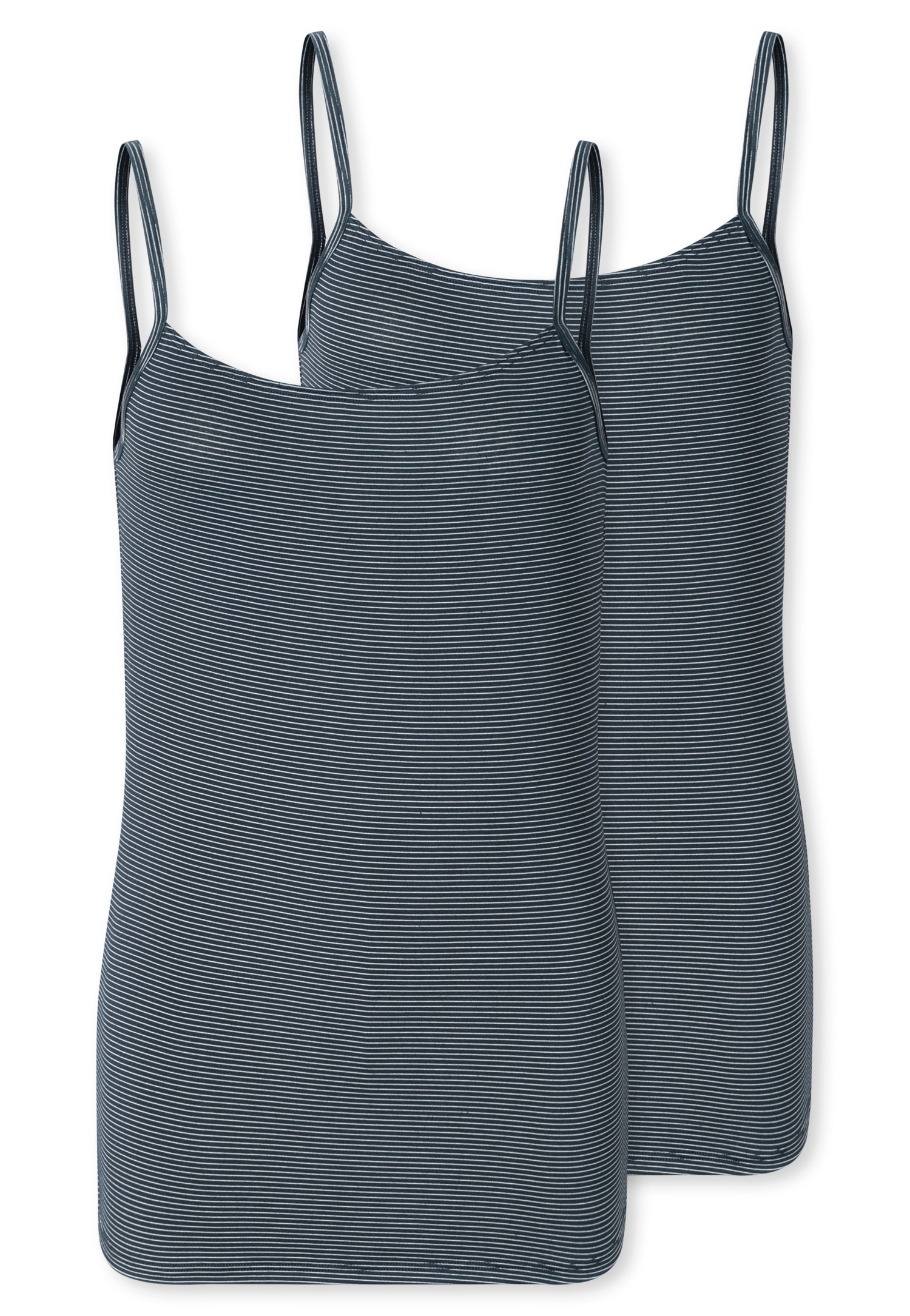 Schiesser Unterhemd »Modal Essentials« Single Jersey, schmale Träger, feine Streifen