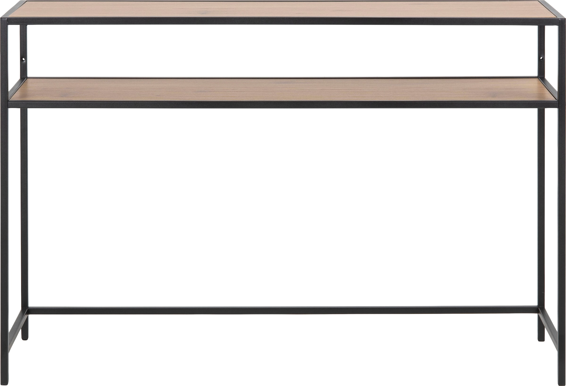 ACTONA GROUP Table console Structure métallique et 1 tablette, largeur 120 cm, autres variantes disponibles