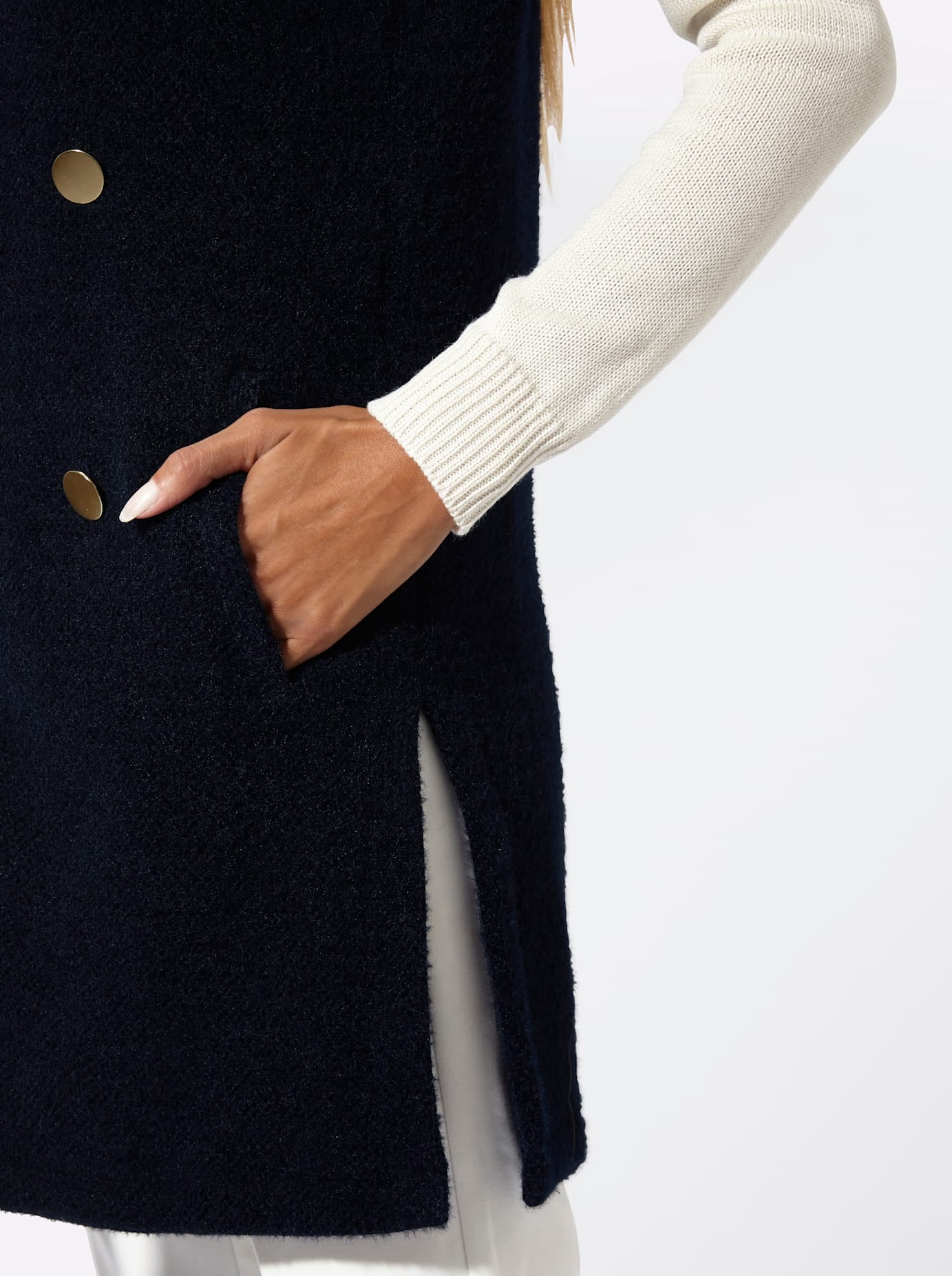 creation L Gilet long