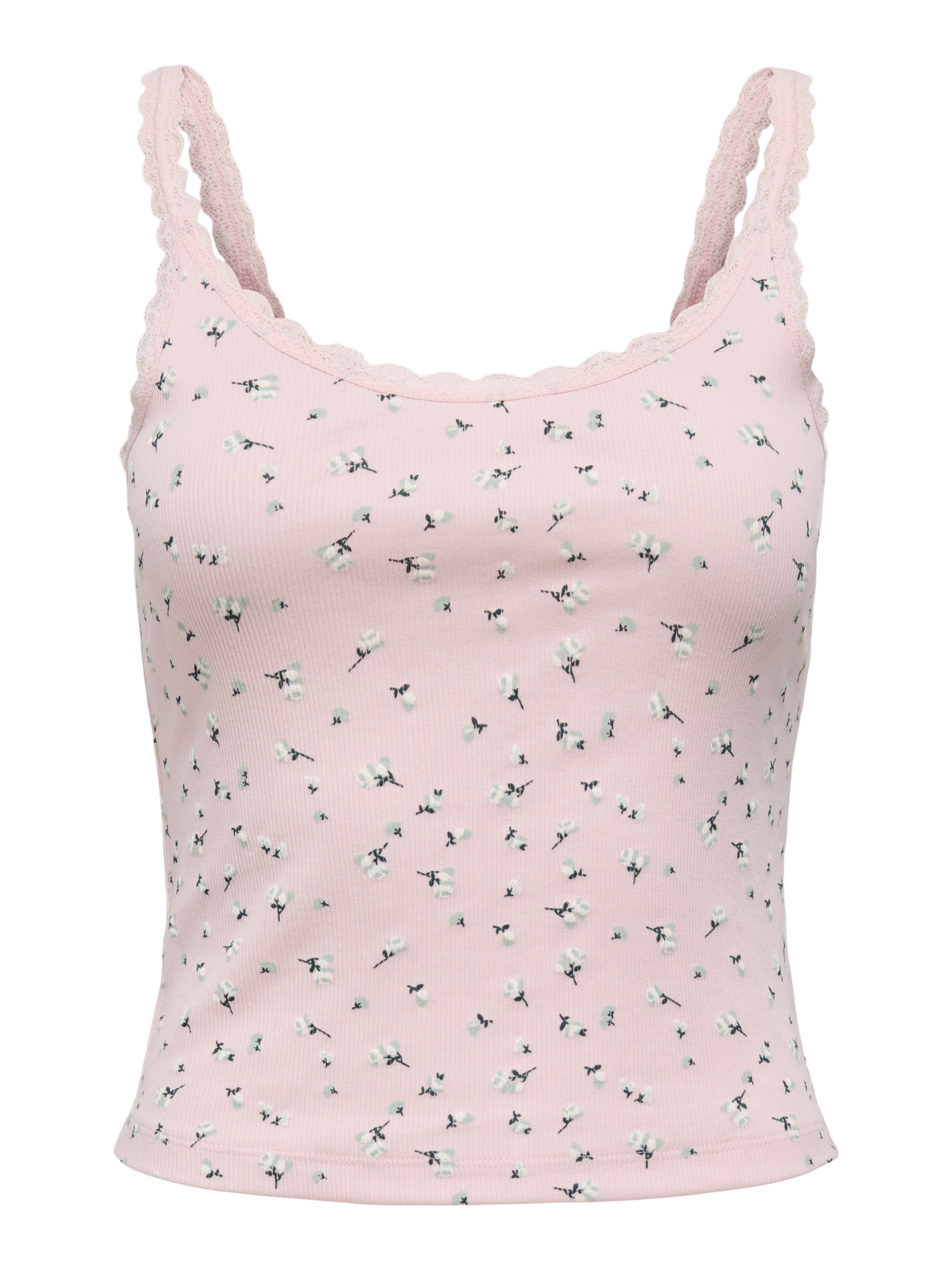 ONLY Top à bretelles »ONLFENJA LACE TANK TOP BOX JRS« Baumwollmischung, Stretch, regular fit