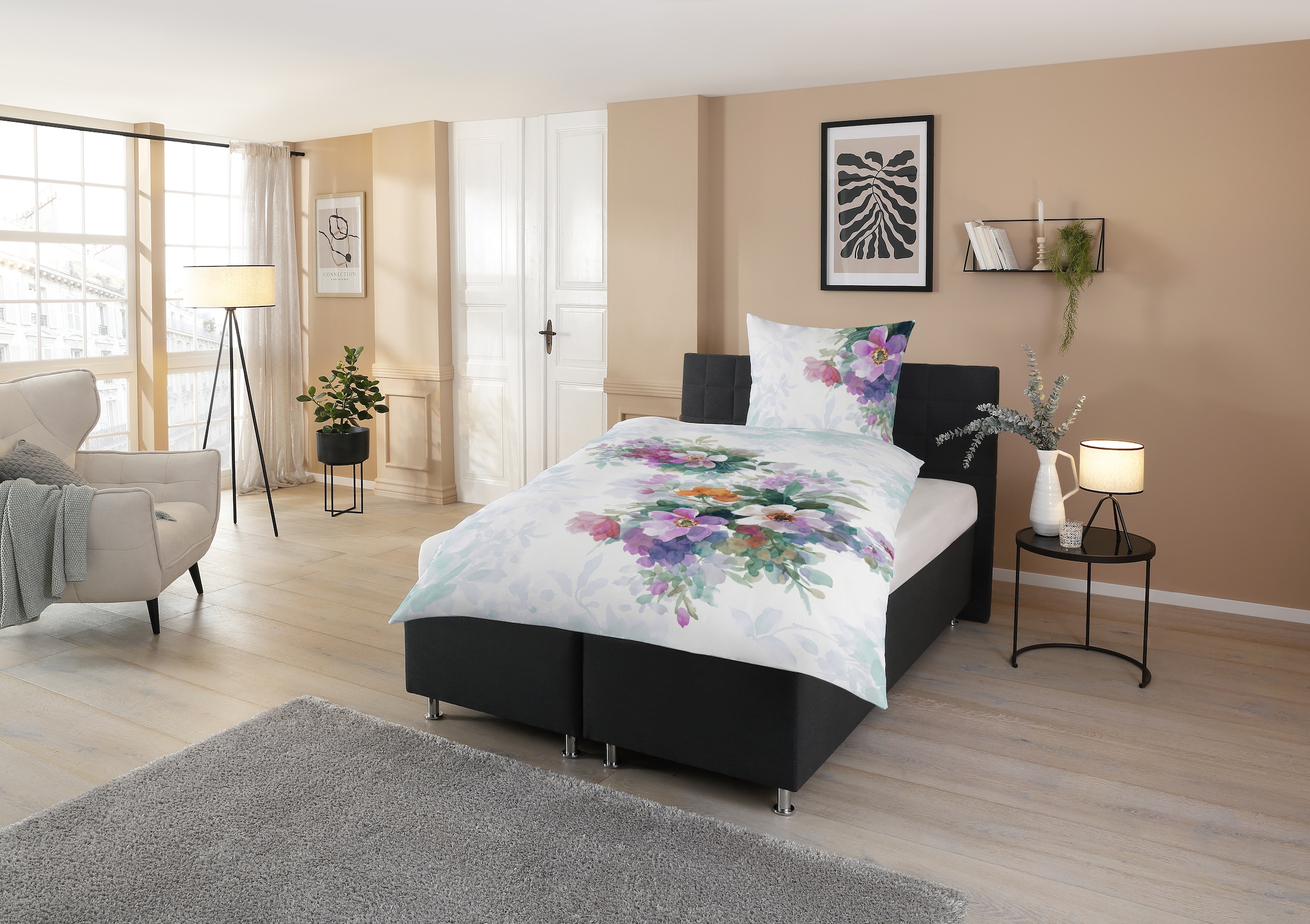 CASATEX Bettwäsche »Jojo« 2 tlg. blumig und frisch