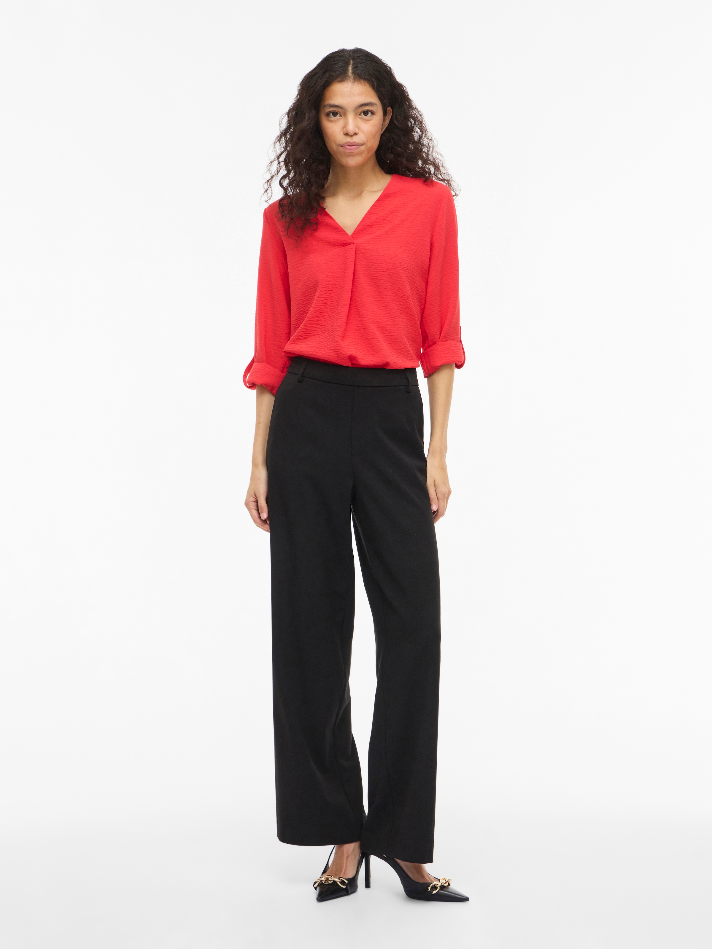 Vila Chemisier »VIJOSA 3/4 V-NECK TOP - NOOS«