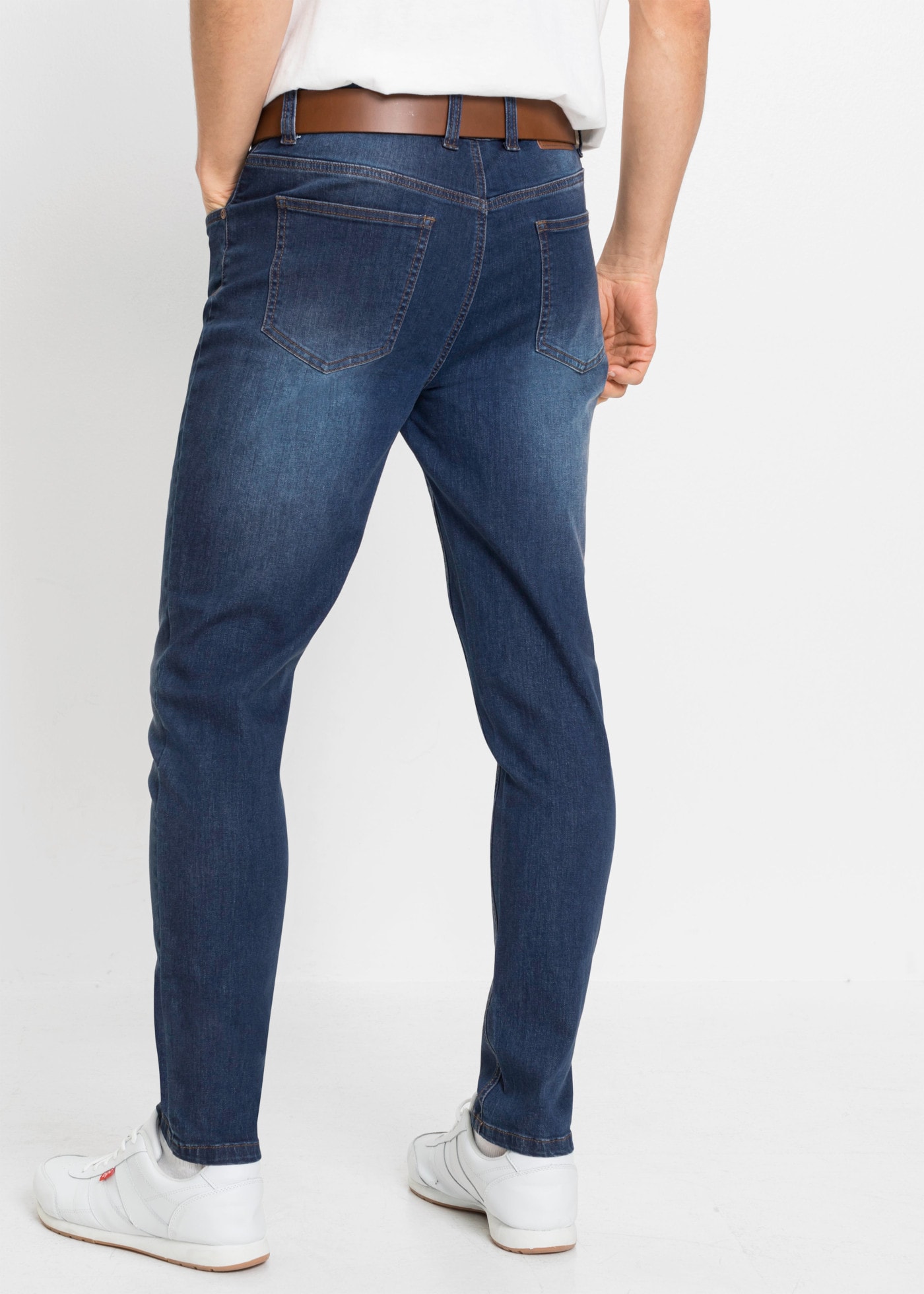 bonprix Jeans slim Paquet, 2 forme 5 poches, qualité stretch très confortable