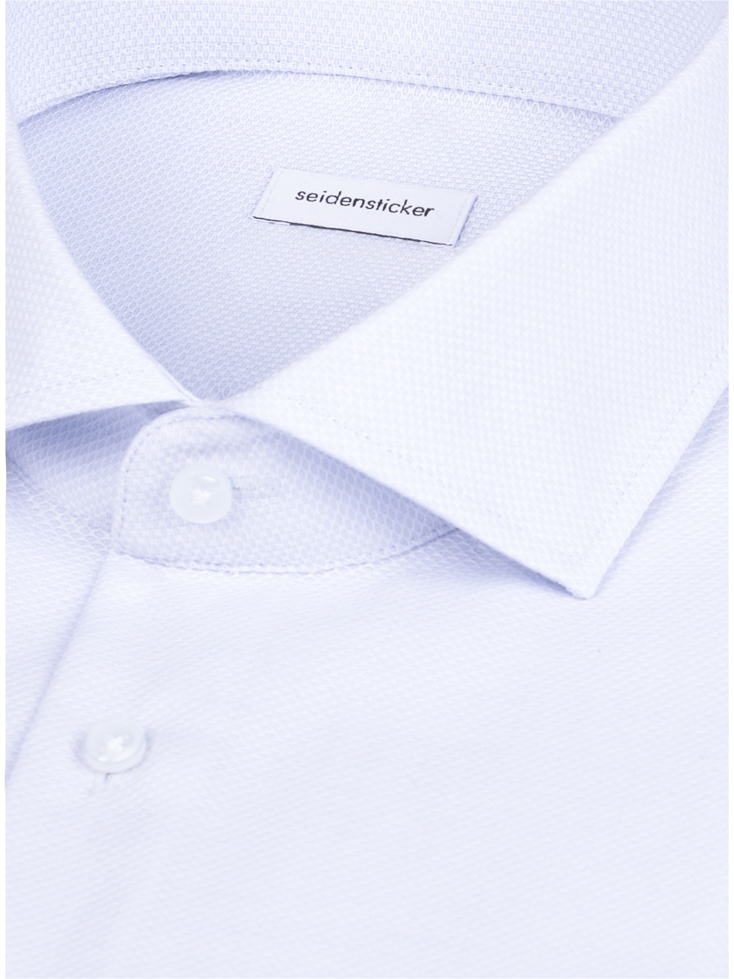 seidensticker Chemise d'affaires »Schwarze Rose« Slim 1/1 Kentkragen Struktur