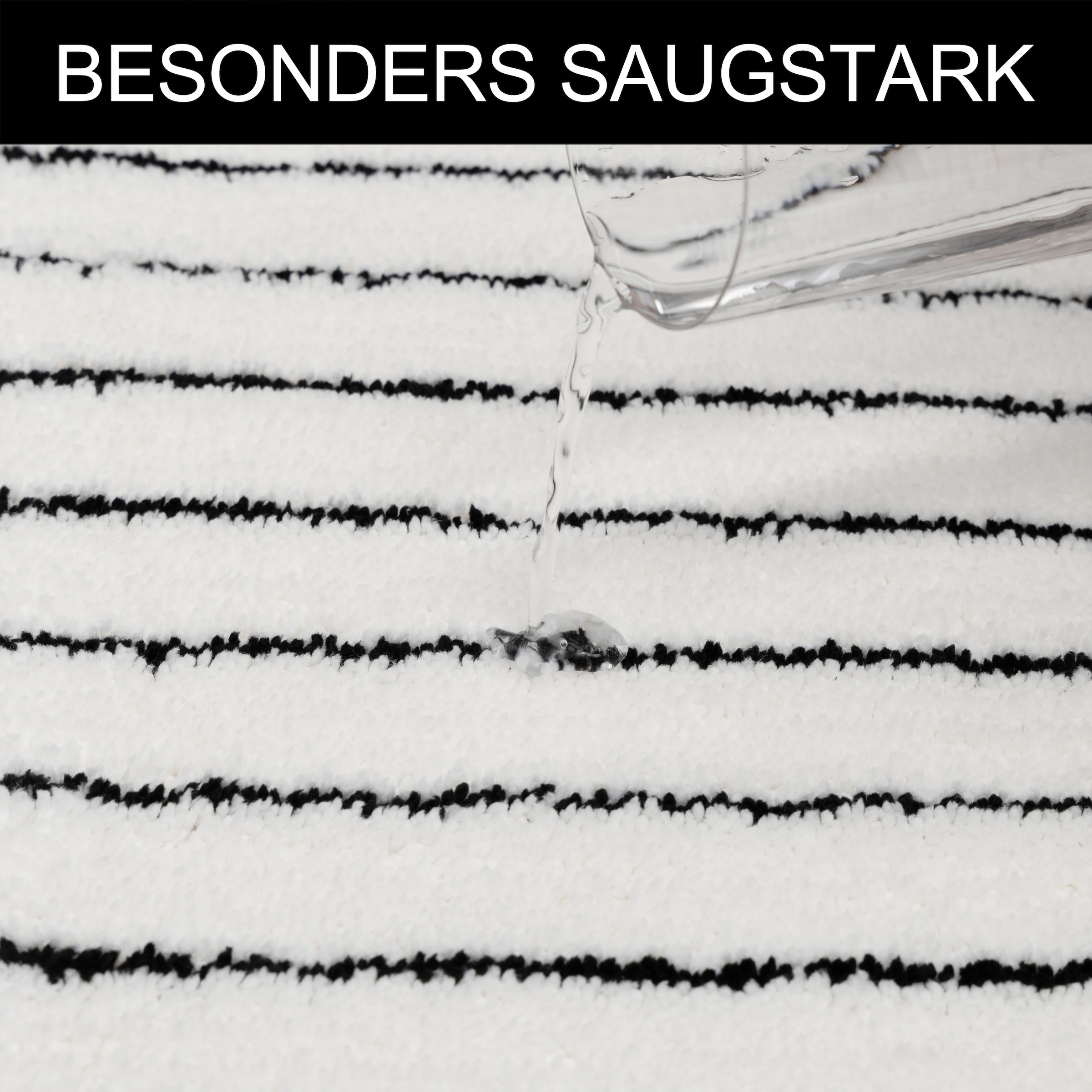 LeGer Home by Lena Gercke Badematte »Tamsin, Badvorleger, Badezimmer Teppich, Duschvorleger« Höhe 10 mm rutschhemmend beschichtet fussbodenheizungsgeeignet | schnell trocknend Streifen, modern