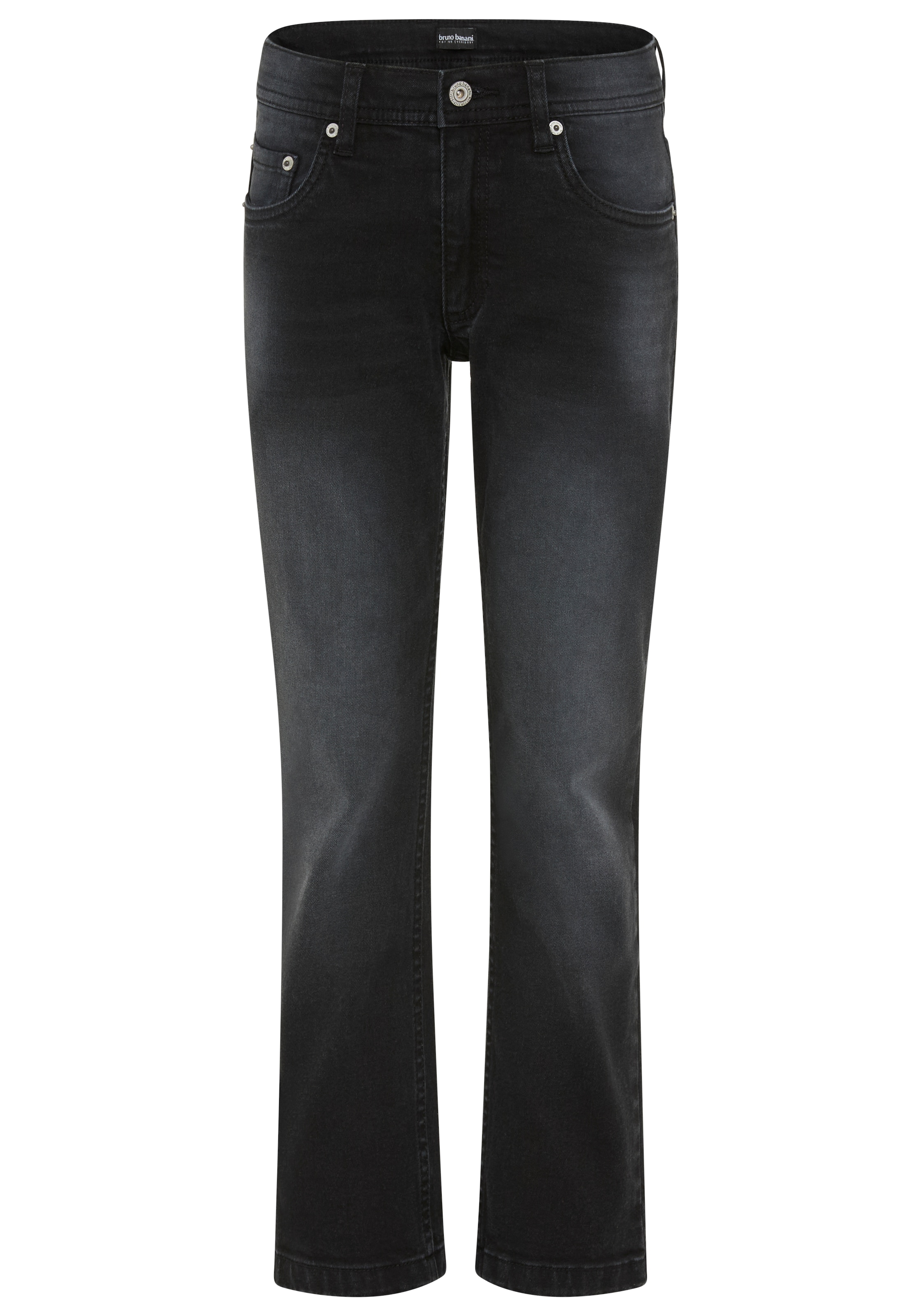 Bruno Banani Jeans droit »Gerade Stretchjeans mit modischer Stickerei auf Po-Tasche, für Jungen« für Jungen, normal hohe Leibhöhe, mit Stickerei