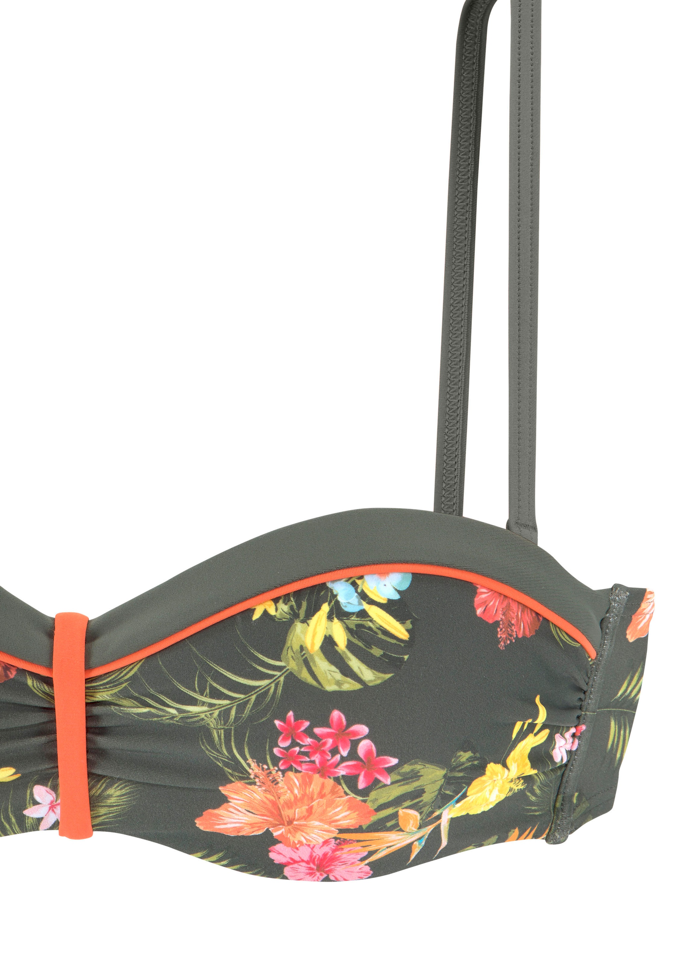 LASCANA Bügel-Bandeau-Bikini-Top »Tahiti« mit 4 Tragevarianten