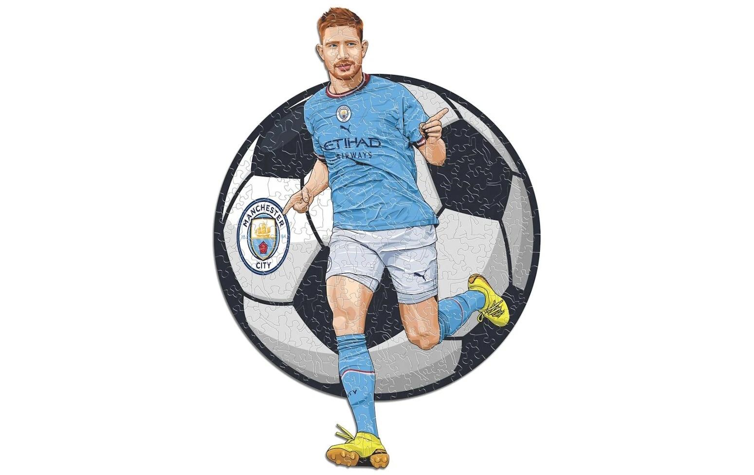   Puzzle »Iconic Man City FC – Kevin De Bruyne« Holzart: Birke (Herkunftsland: China)
