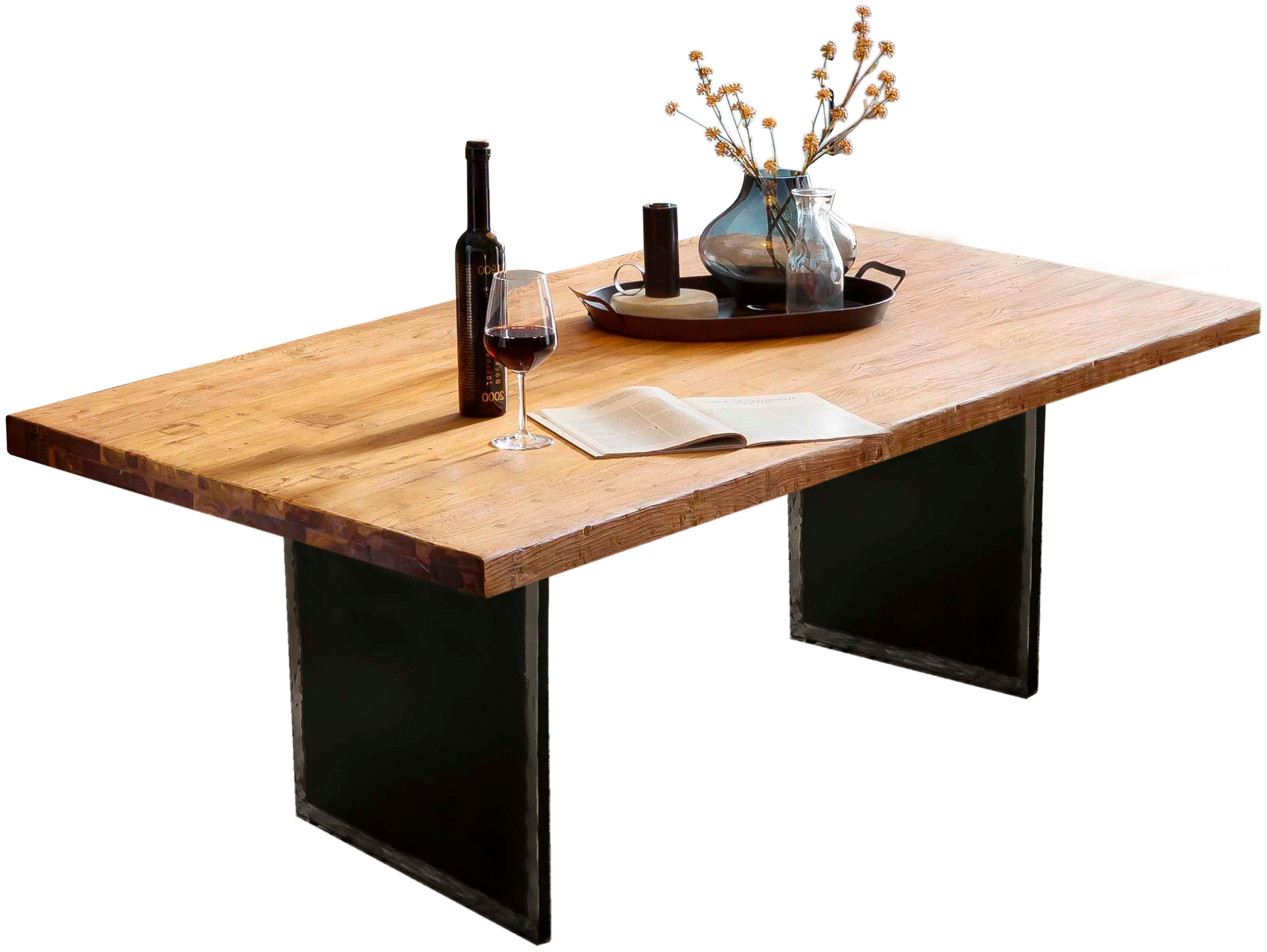 SIT Pied de table »Chinon aus Metall im Used Look für Platten von 160–240 cm« 1 cuis tlg. aspect usé