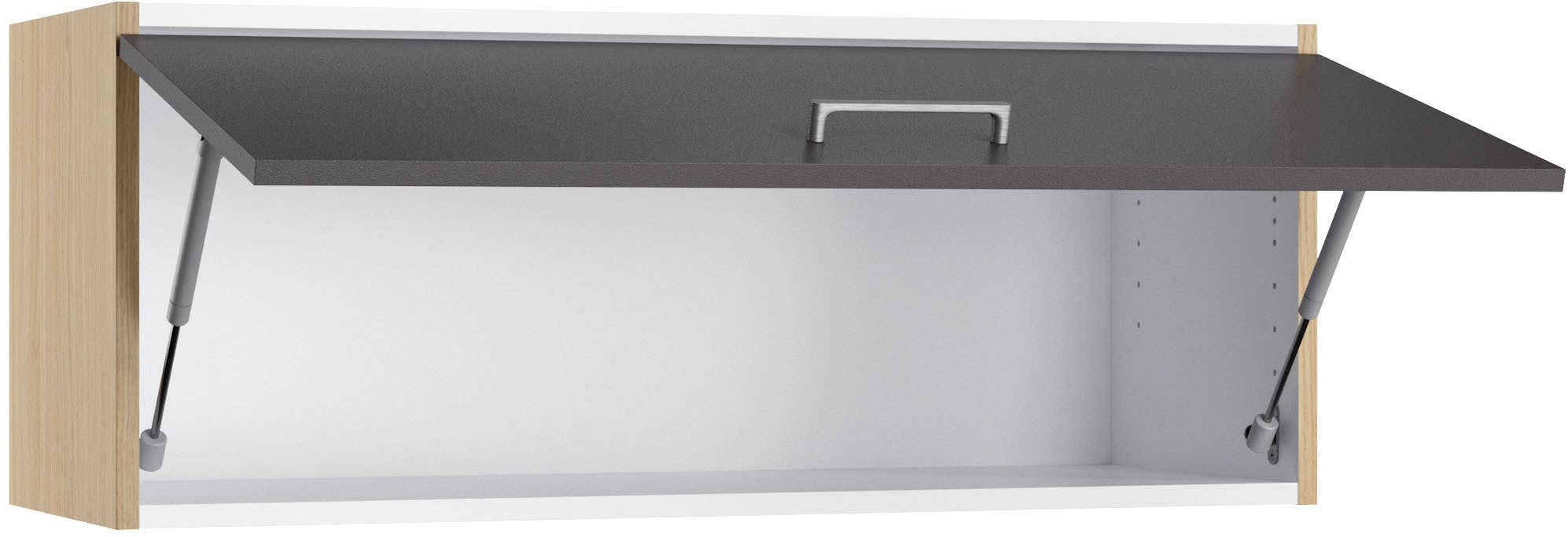 KOCHSTATION Klapphängeschrank »KS-Lucy« Breite 90 cm, mit 1 Klappe inkl. Gasdruckdämpfer