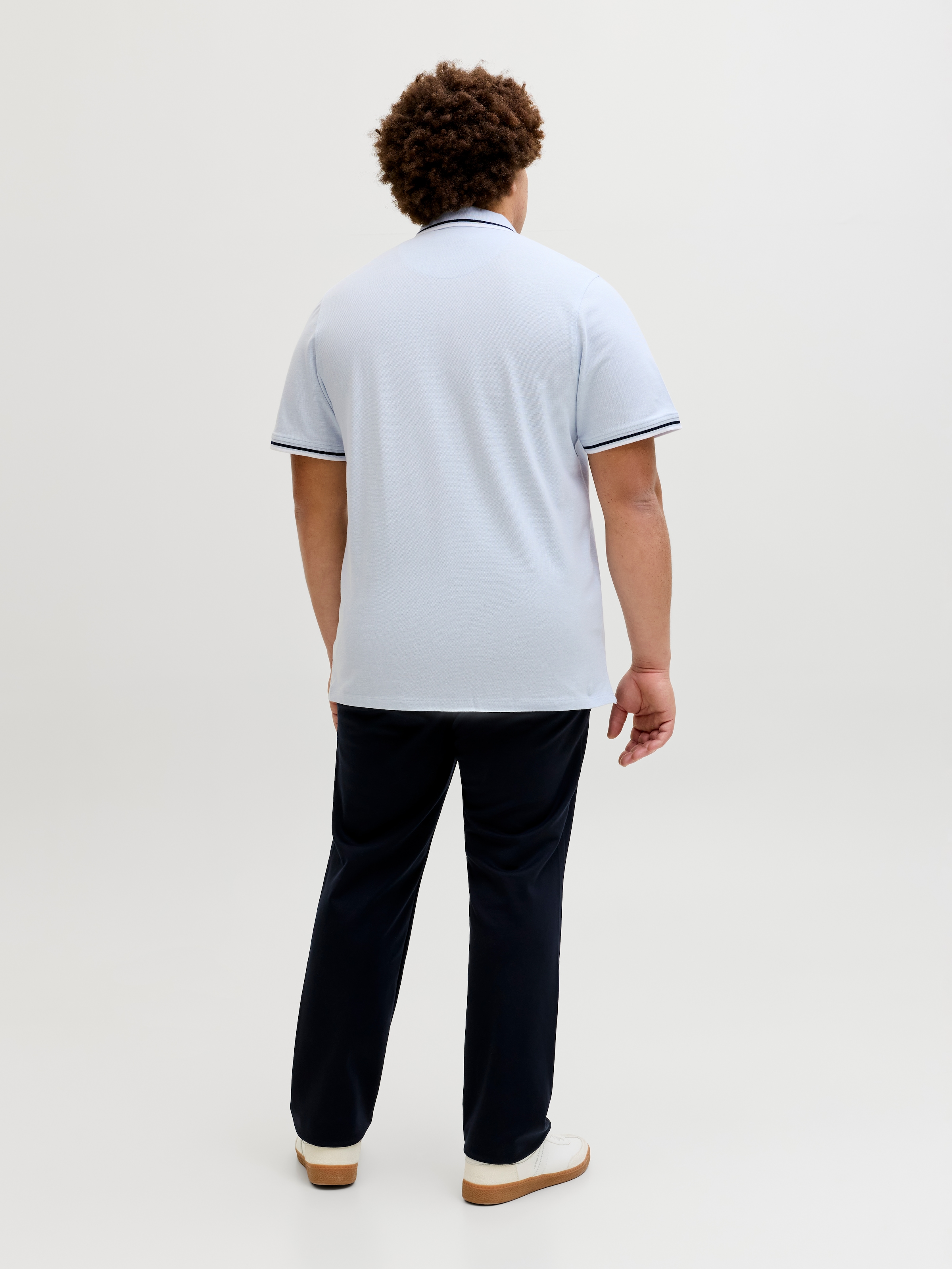 Jack & Jones PlusSize Polo »JJEPAULOS POLO SS NOOS PLS« coton, coupe régulière