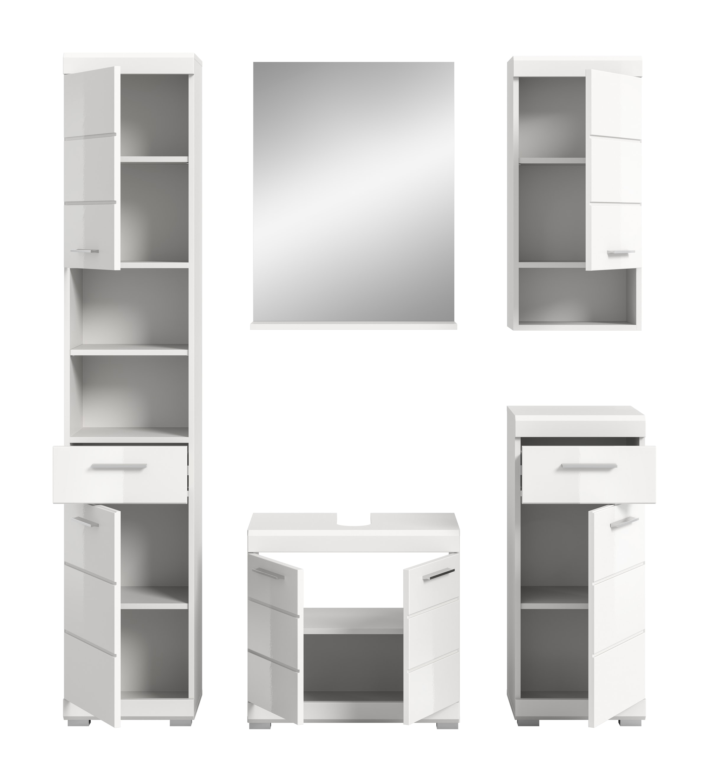 INOSIGN Ensemble de meubles de salle de bain »Siena, 5 teilig, bestehend aus:« Set, TOPSELLER!, 5 cuis tlg.