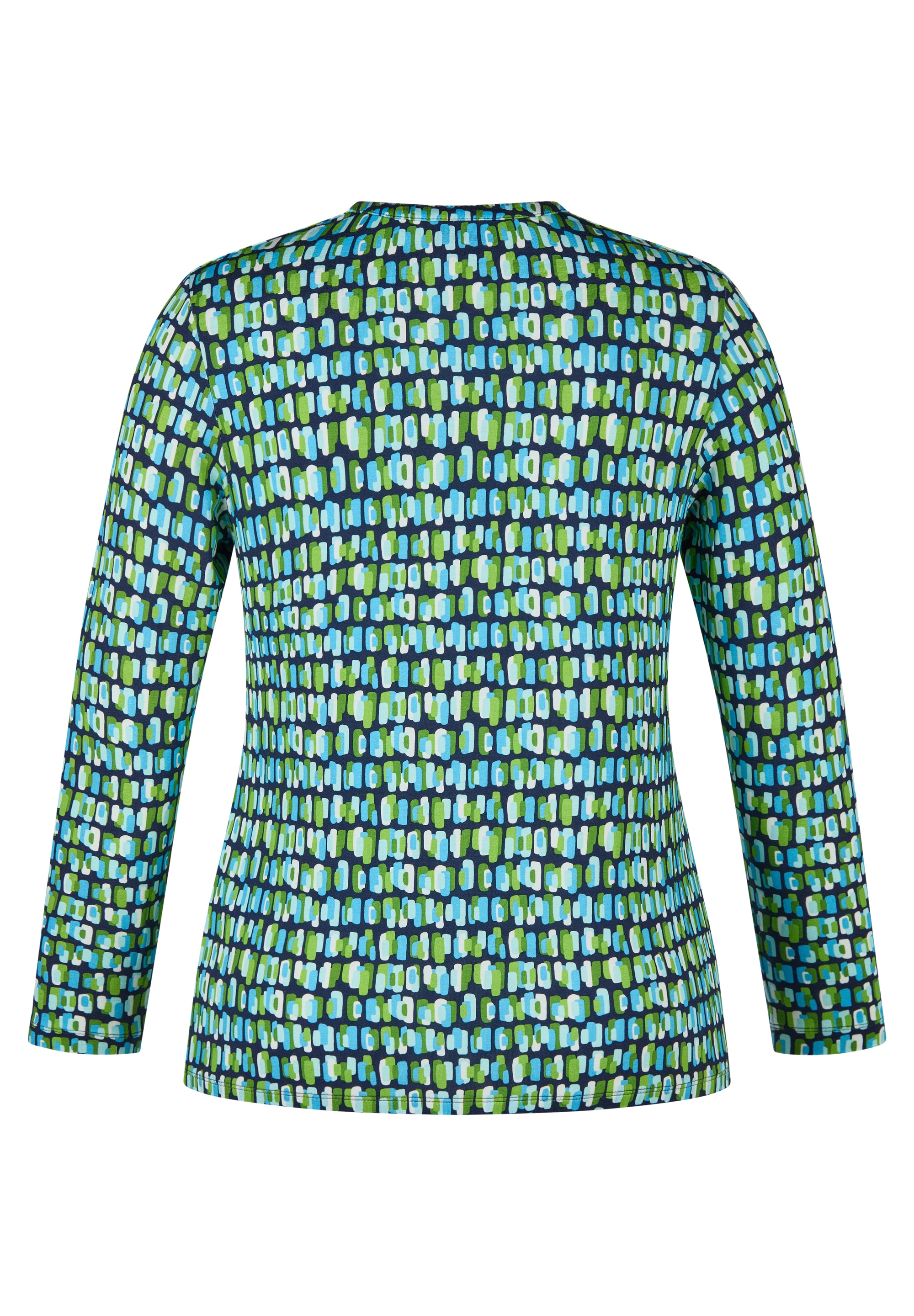 Rabe T-shirt à manches longues mit grafischem Muster