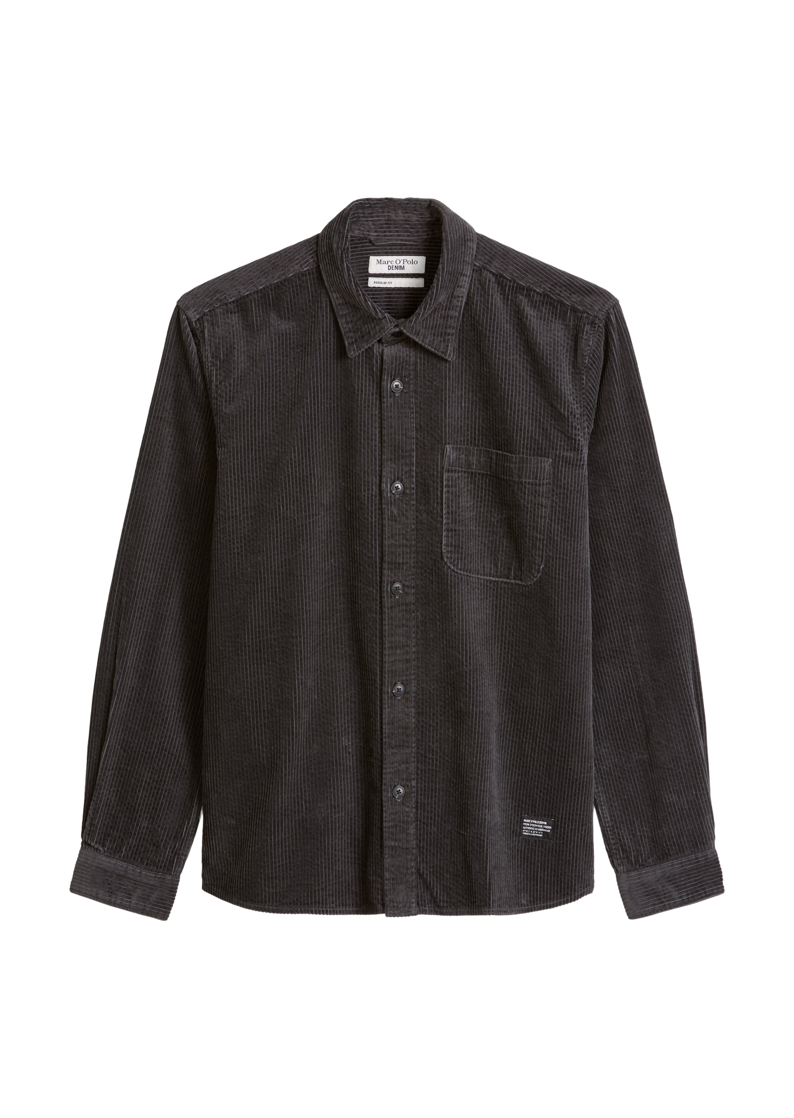 Marc O'Polo DENIM Chemise à manches longues »regular aus reine Bio-Baumwolle« Cordhemd