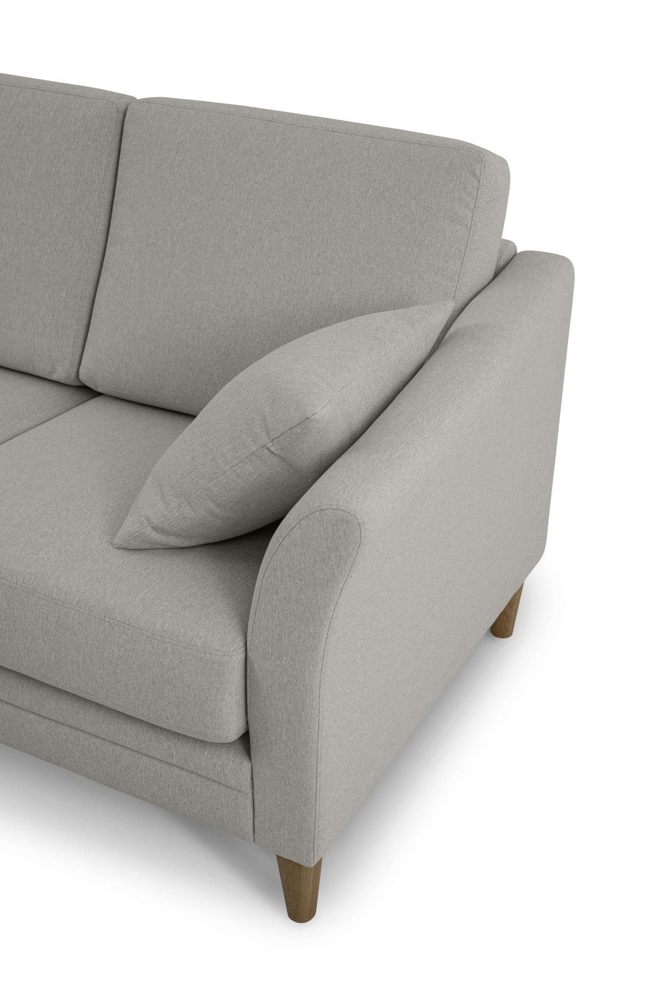 Home affaire 3-places »Arellano, Breite 217 cm« klassisches Design, 2 Zierkissen inklusive, Webstoff fein