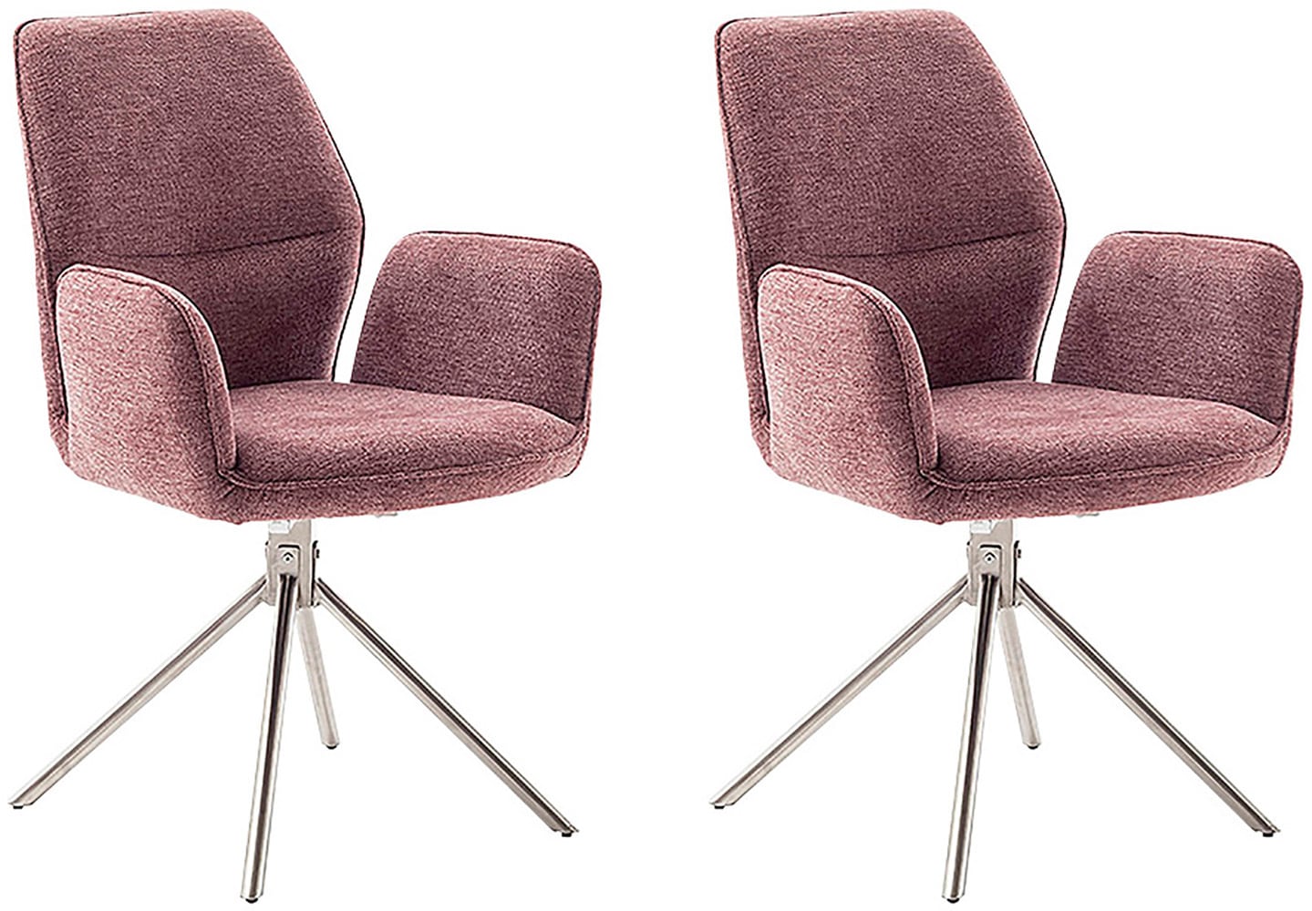 MCA furniture Esszimmerstuhl »GREYTON« () (2er-Set), drehbar 180°, Belastbarkeit 120 kg, Sitzhöhe ca. 50 cm