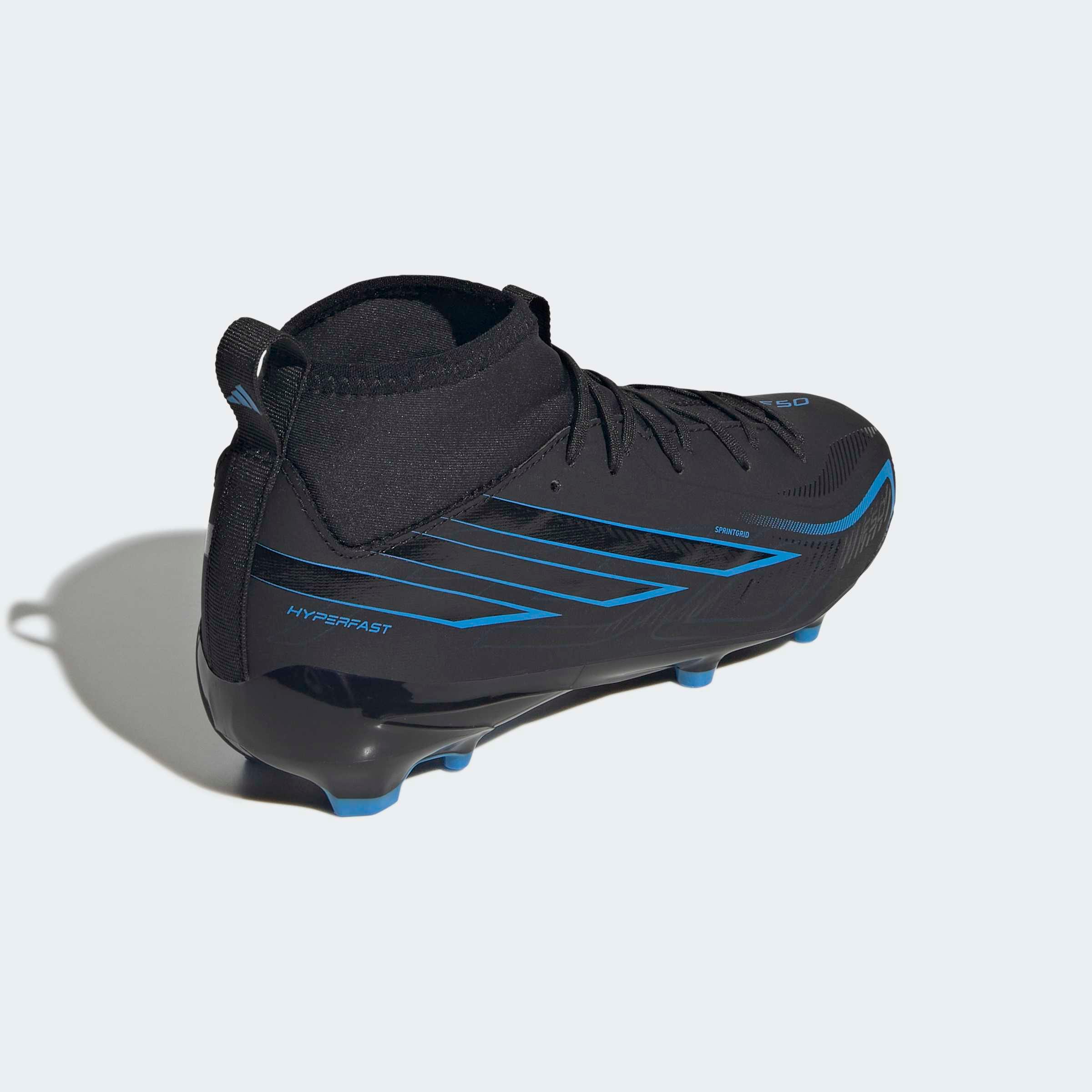 adidas Performance Chaussure de football »F50 HYPERFAST ELITE KIDS , MITTELHOCH, FESTE BÖDEN«  pour gazon et surfaces dures, jeunes & enfants, porté lors de la Coupe du Monde