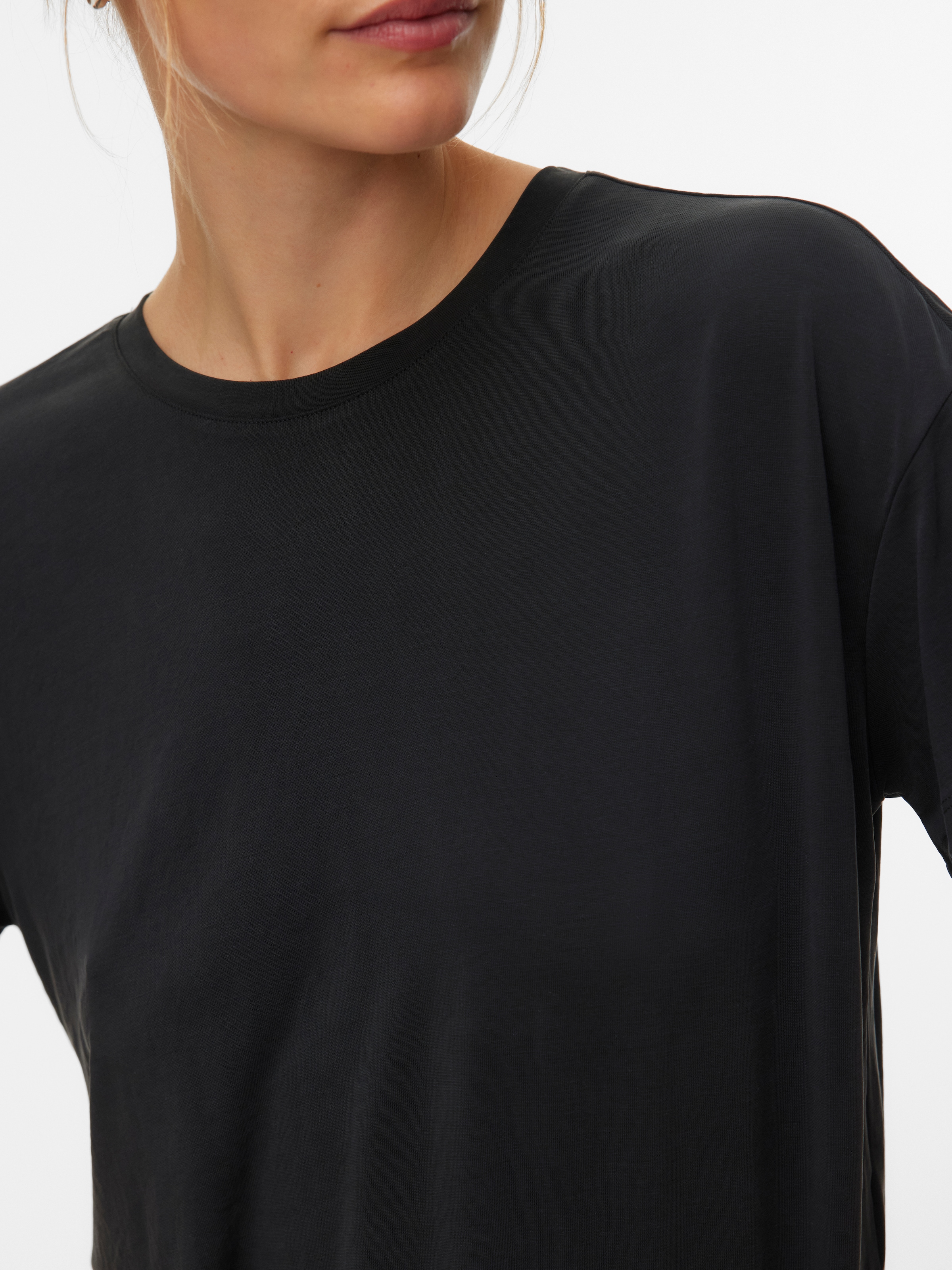Vero Moda T-shirt à manches courtes »VMFILLI 2/4 TEE JRS NOOS« mélange de matières, coupe décontractée