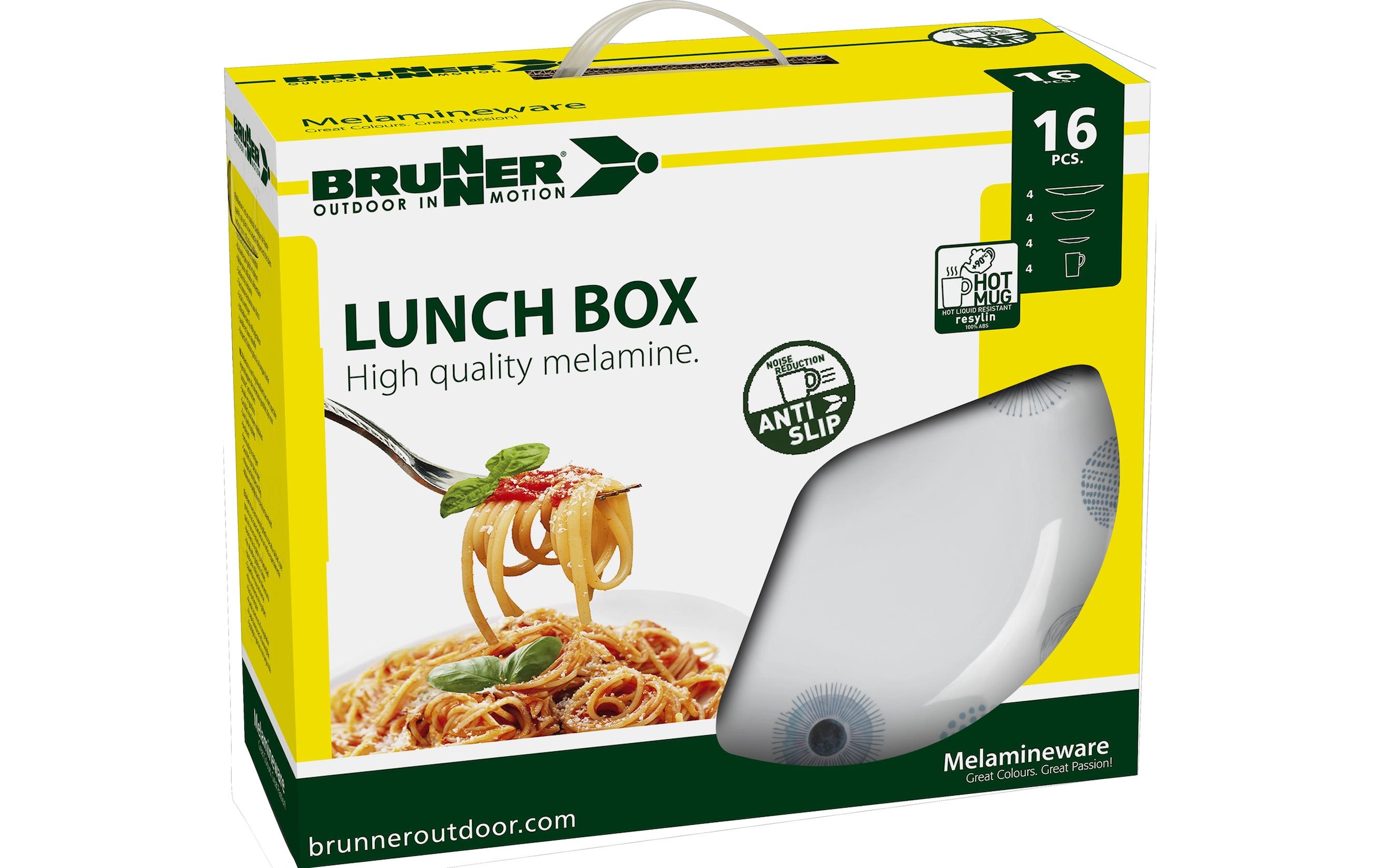 BRUNNER Geschirr-Set »Lunch Box Deep Sea, 16-teilig«