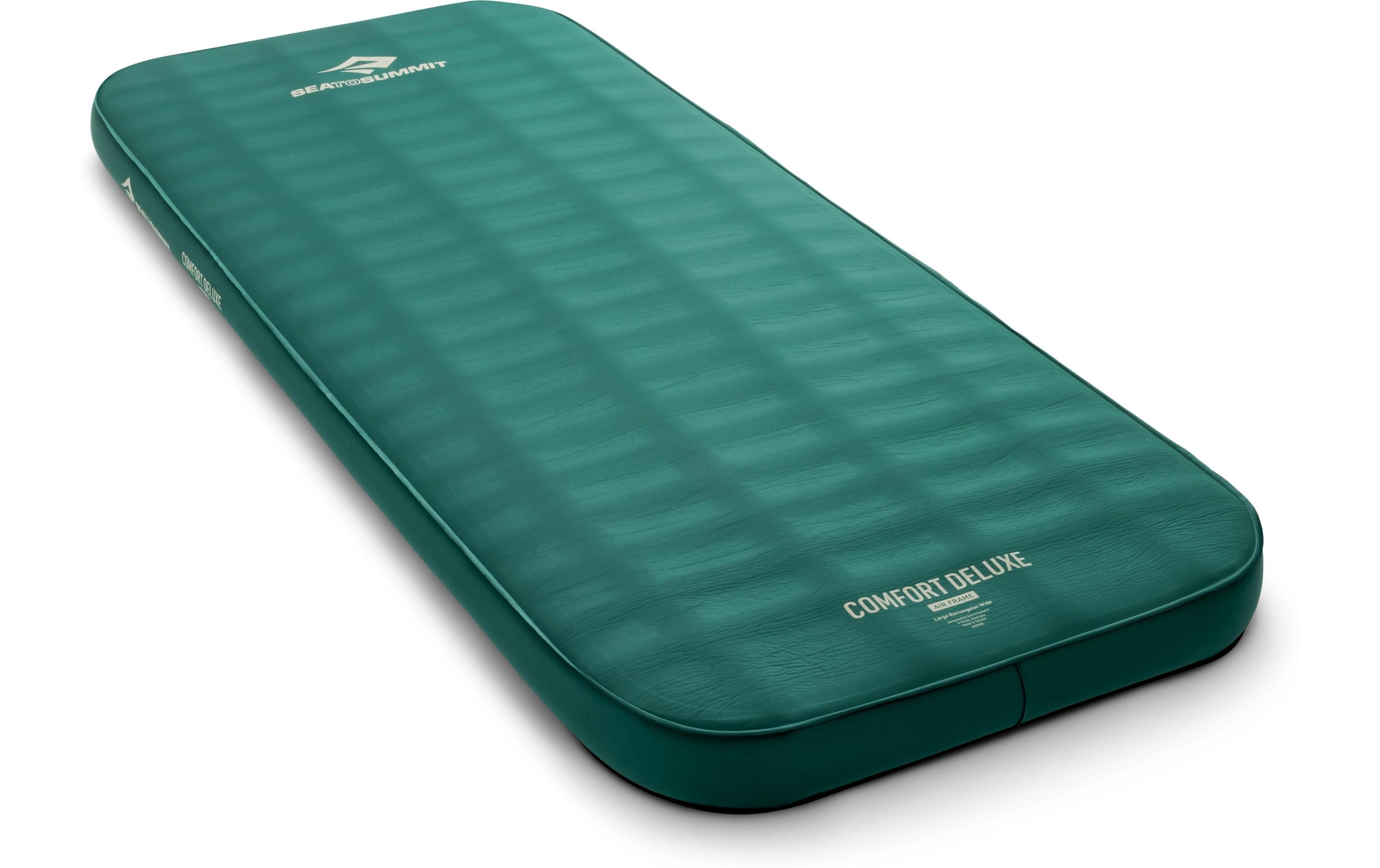 sea to summit Matelas à air »Comfort Deluxe Mat Large Rectangular« Bequeme selbstaufblasende Isomatte, Rain Forest