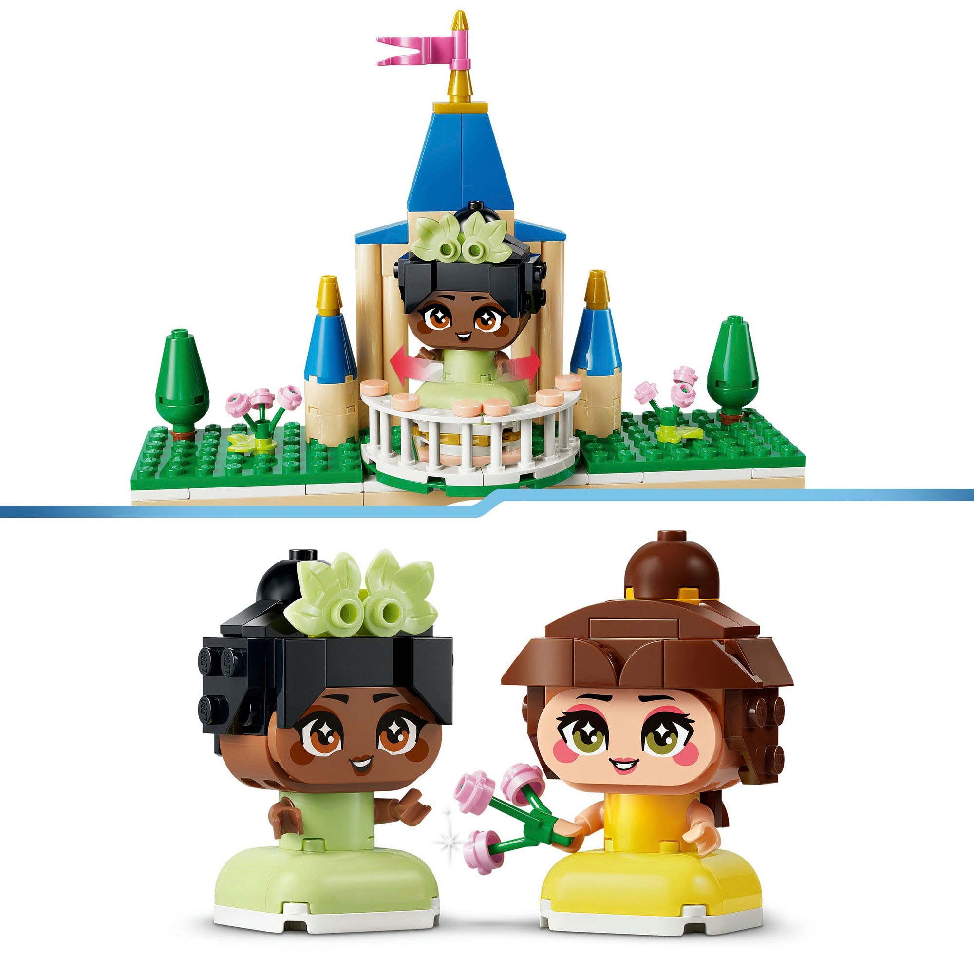 LEGO® Pions de construction »Die Mini-Prinzessinnen Belle und Tiana mit ihrem Schloss (43291)« LEGO Disney Princess; Made in Europe
