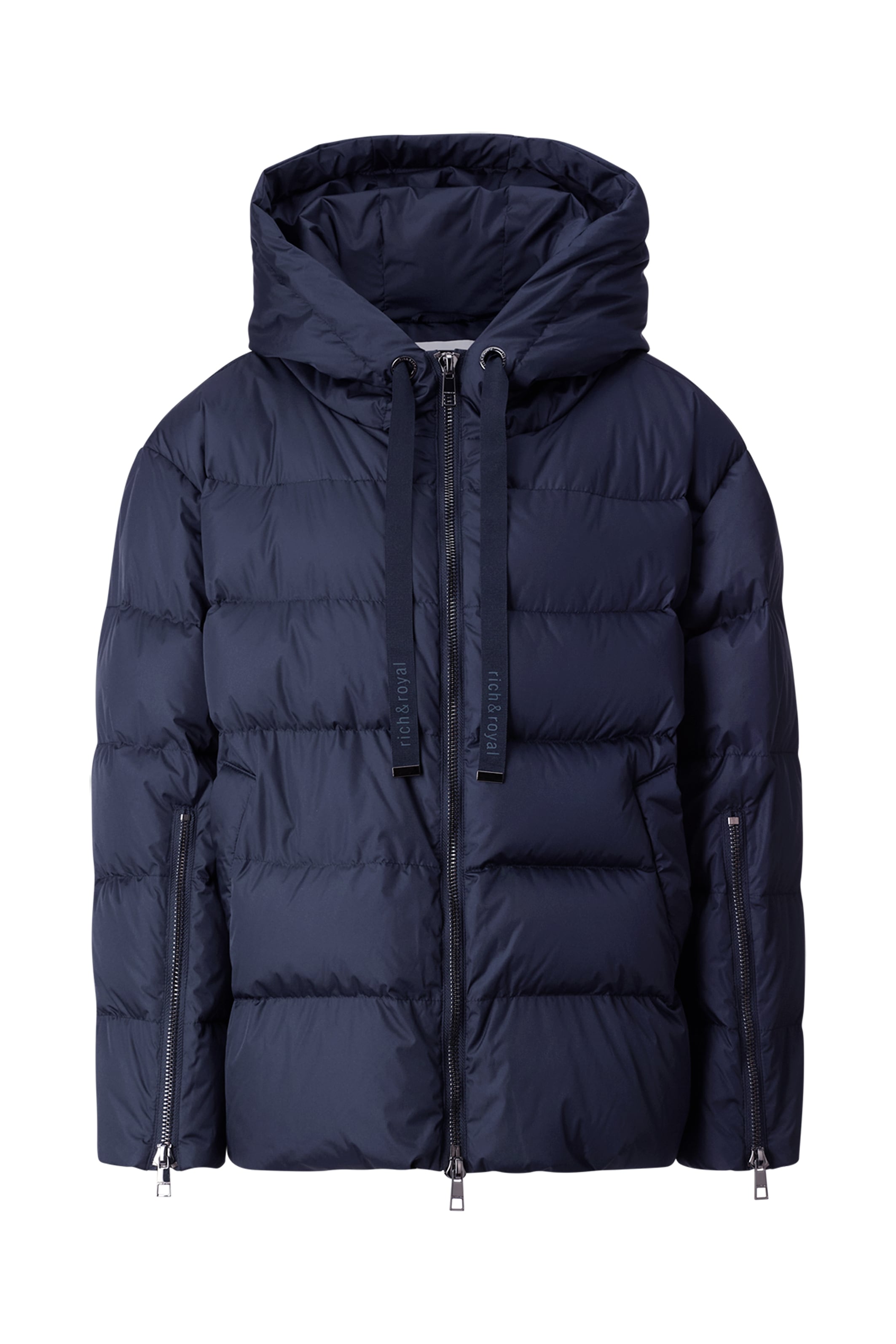 RICHROYAL Veste matelassée mit Kapuze oversized, 2-Wege-Reissverschluss, Winterjacke