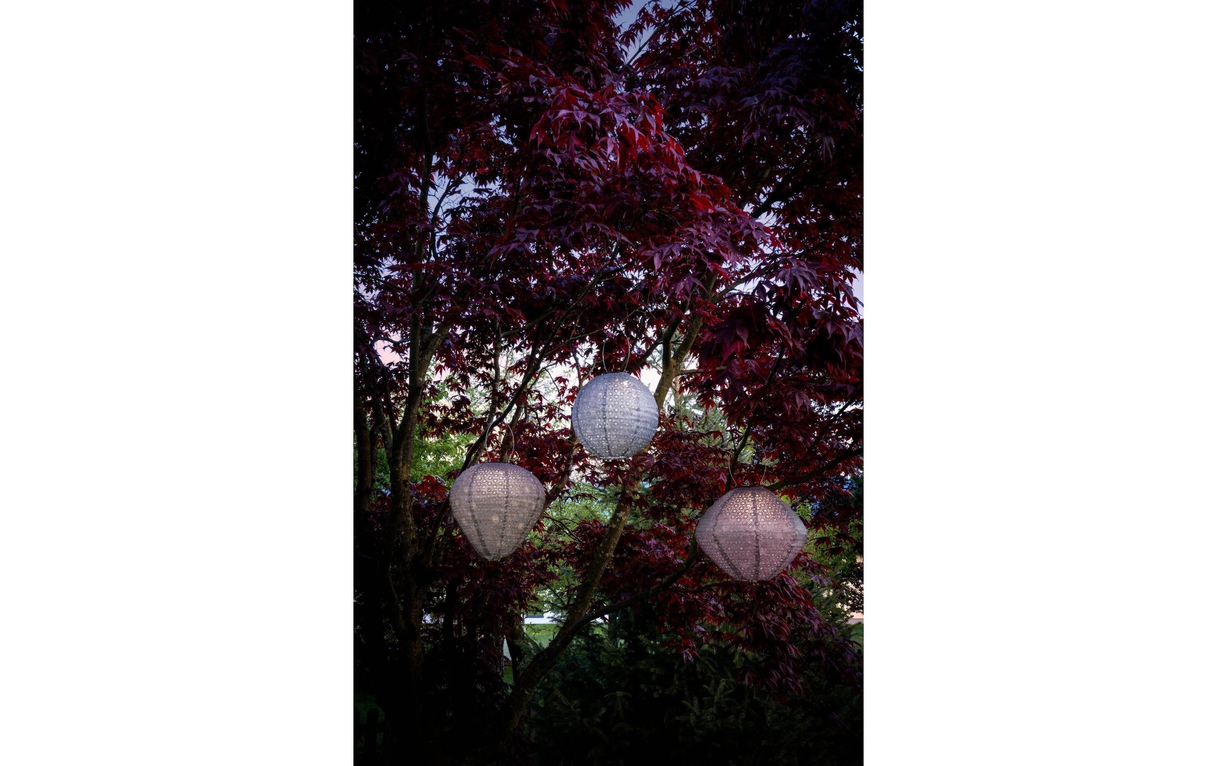 EGLO Hängeleuchte »Lampion SOLAR 1 LED, Ø 25 cm« Warmweiss Solarlampion