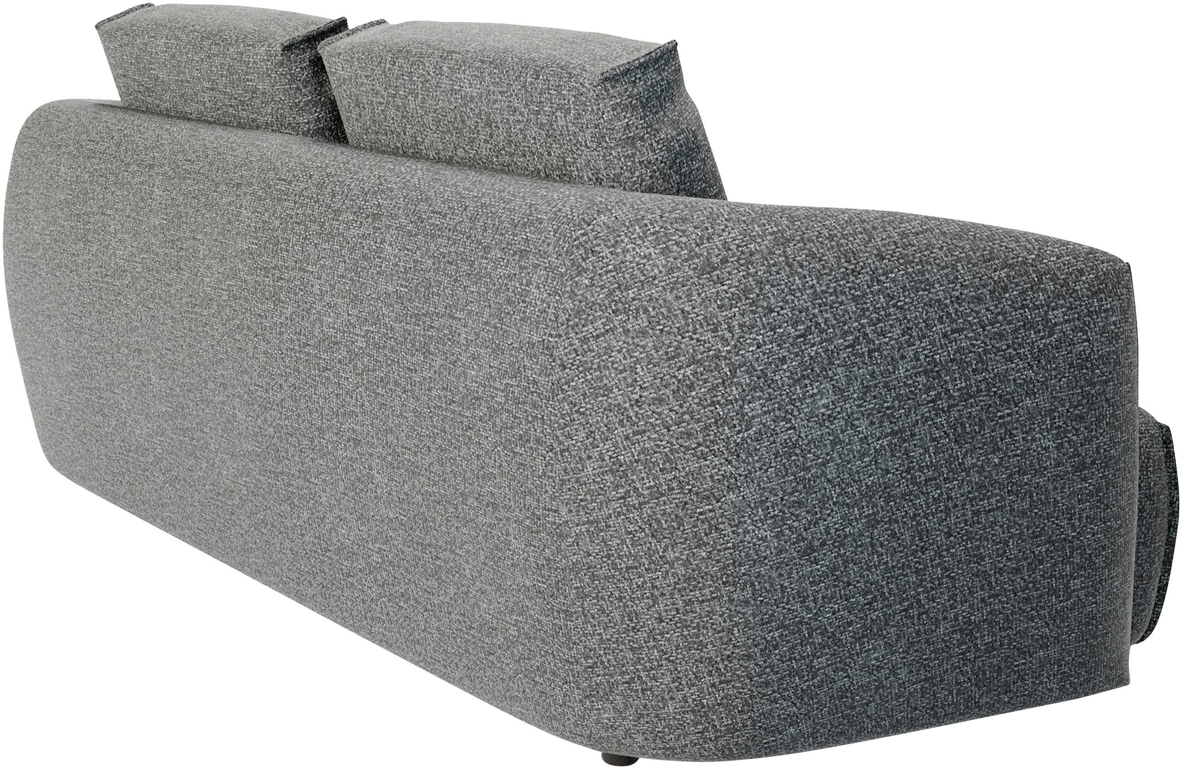 TRENDMANUFAKTUR 3-places »Shawn Designsofa, elegant geschwungen Armlehnen, bequem« forme organique, avec revêtement de qualité