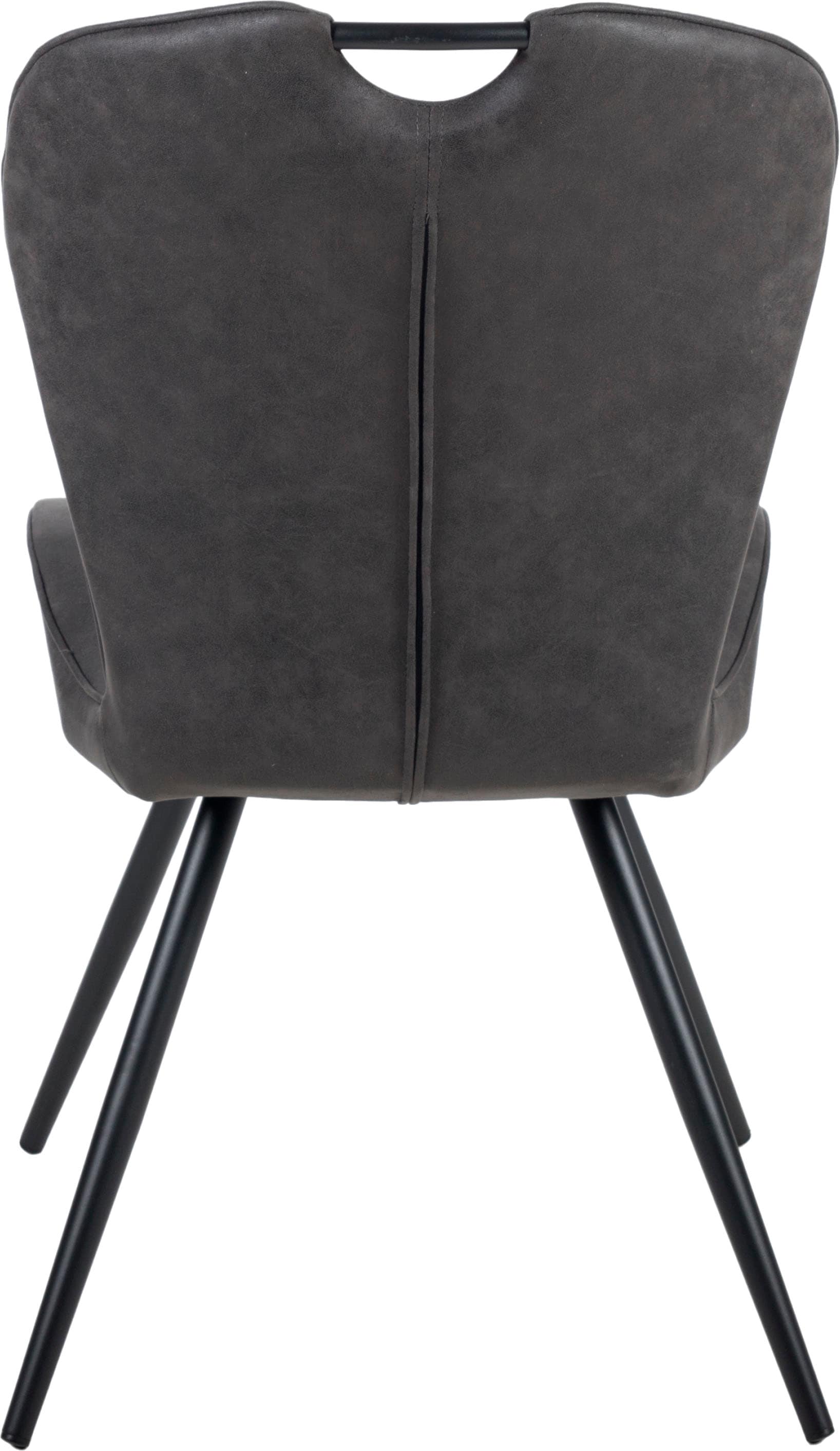 Duo Collection Chaise de salle à manger »Zoe Esszimmerstuhl, 4er-Set« (Ensemble) 4 cuisrevêtement robuste en tissu ou microfibre, avec poignée