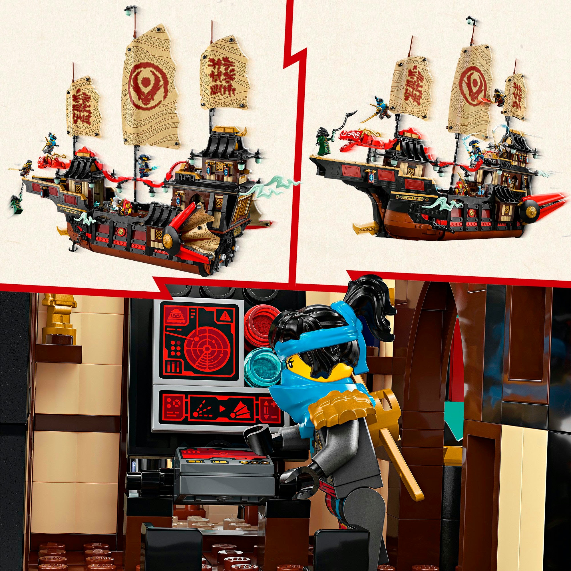 LEGO® Pions de construction »Der Tempel-Flugsegler (71848), LEGO Ninjago« Made in Europe