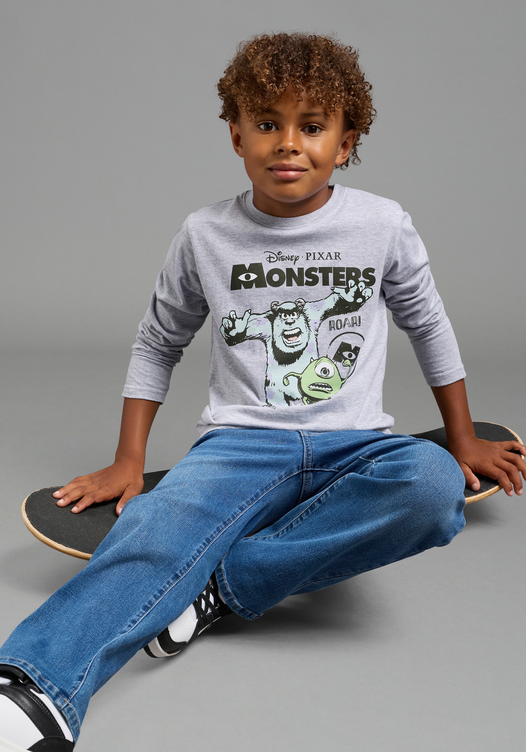 KIDSWORLD T-shirt à manches longues »MONSTERS Shirt, Disney« T-shirt Disney, coupe basique, manches longues, avec impression tendance