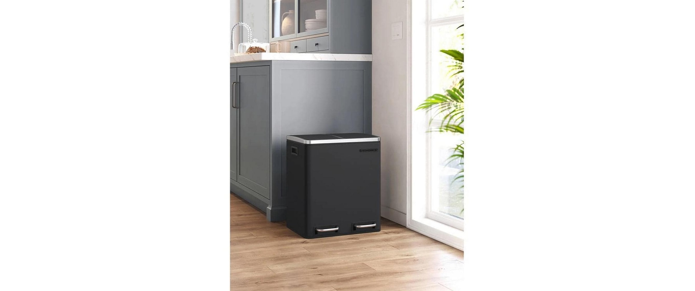 SONGMICS Poubelle »30 l« 2 Behälter