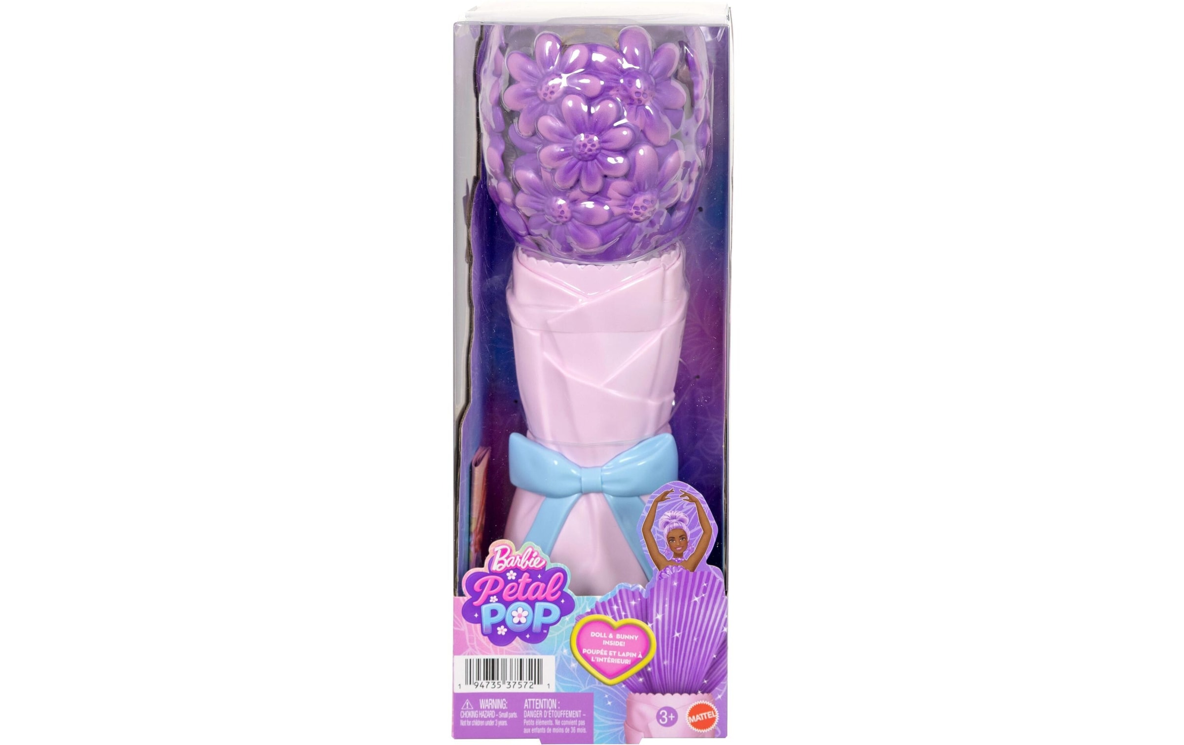 Barbie Poupée à habiller »Flower Surprise Puppe Lila Blümchen« Blumen-Überraschungspuppe