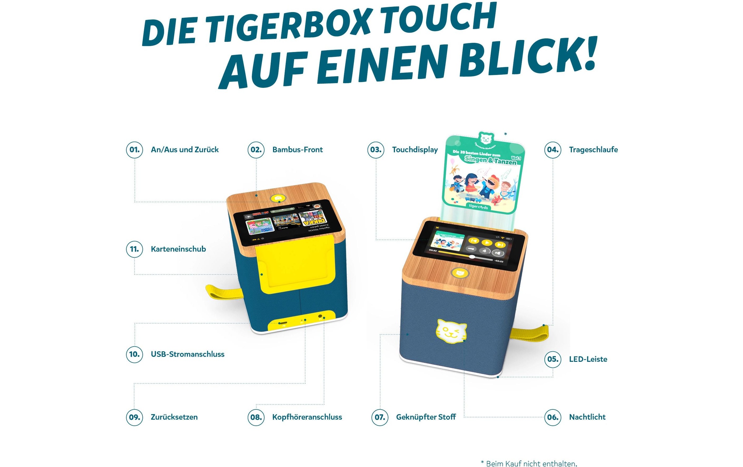 TigerMedia Personnage de feuilleton audio »Tigerbox Touch Plus Swiss Edition« coffret audio avec écran tactile