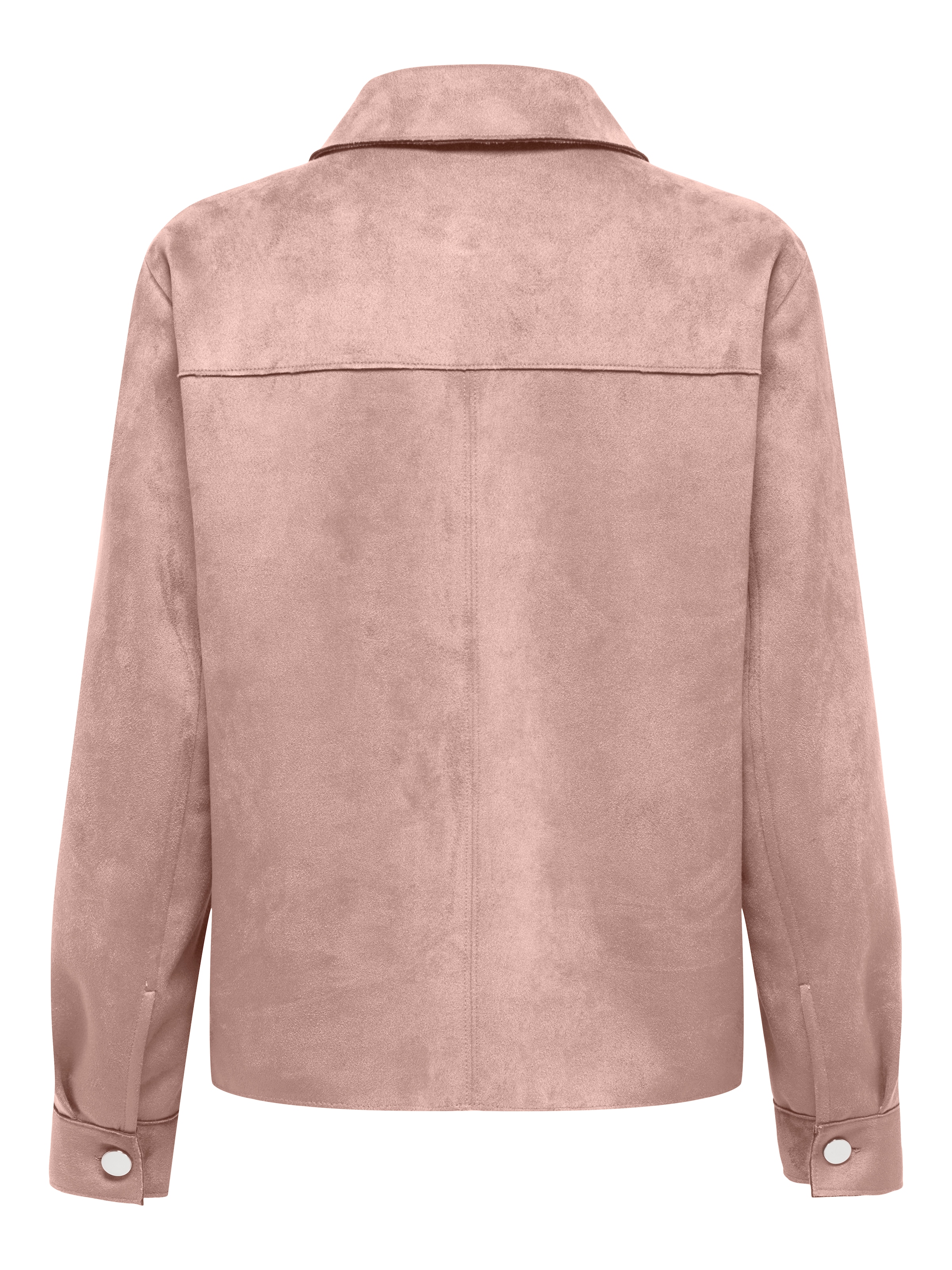 ONLY Blouse chemise »ONLMIRA L/S FAUX SUEDE SHIRT PNT« Materialmix, regular fit