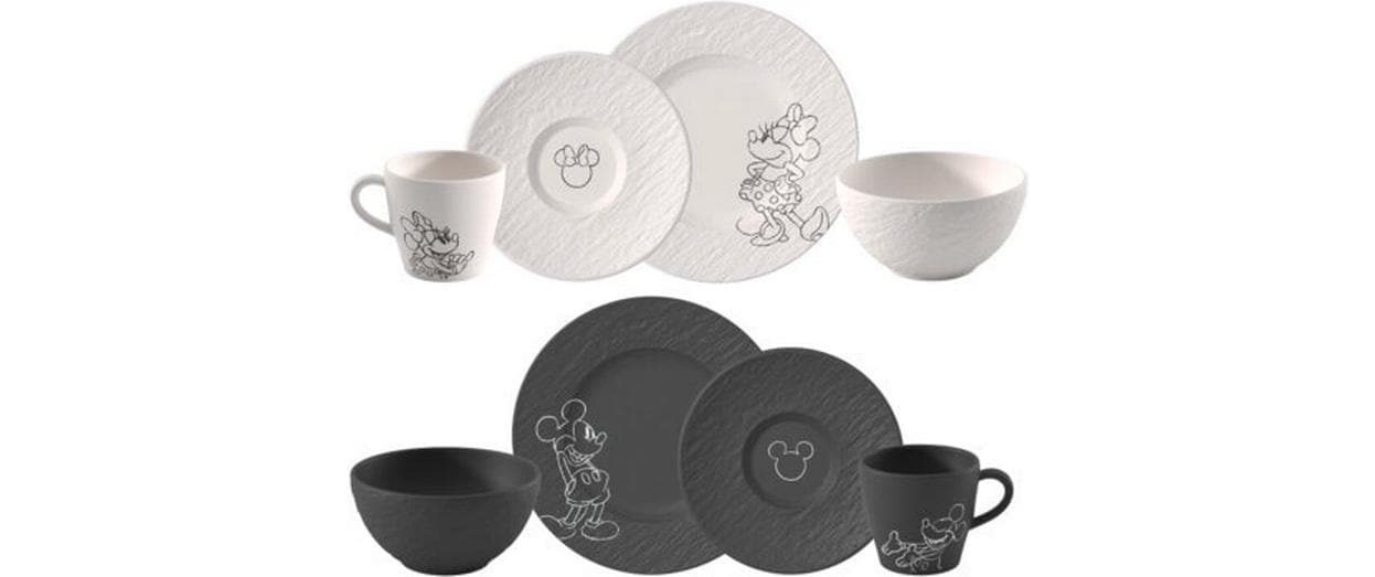 Villeroy & Boch Kindergeschirr-Set »Manufacture Rock – Mickey Mouse 8-teilig«