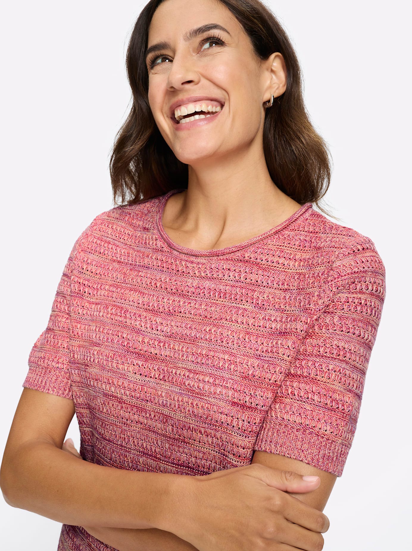 Inspirationen Pull ajouré »Baumwoll-Pullover«