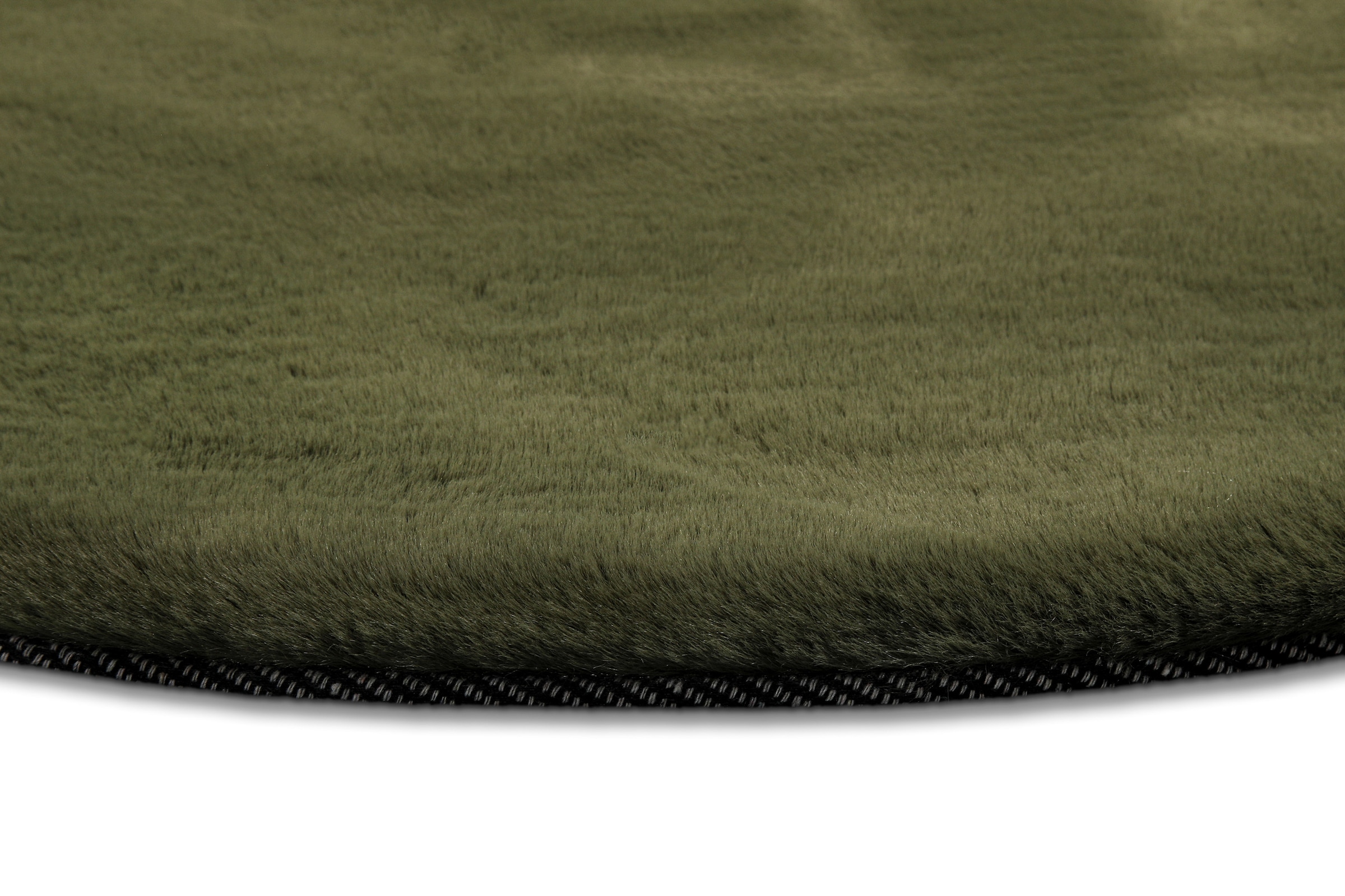 Esprit Tapis à poils longs »Alice  ESP-4377  Kunstfell« Rond 25 mm Höhe Kaninchenfell-Haptik, besonders weich und dicht, für alle Räume