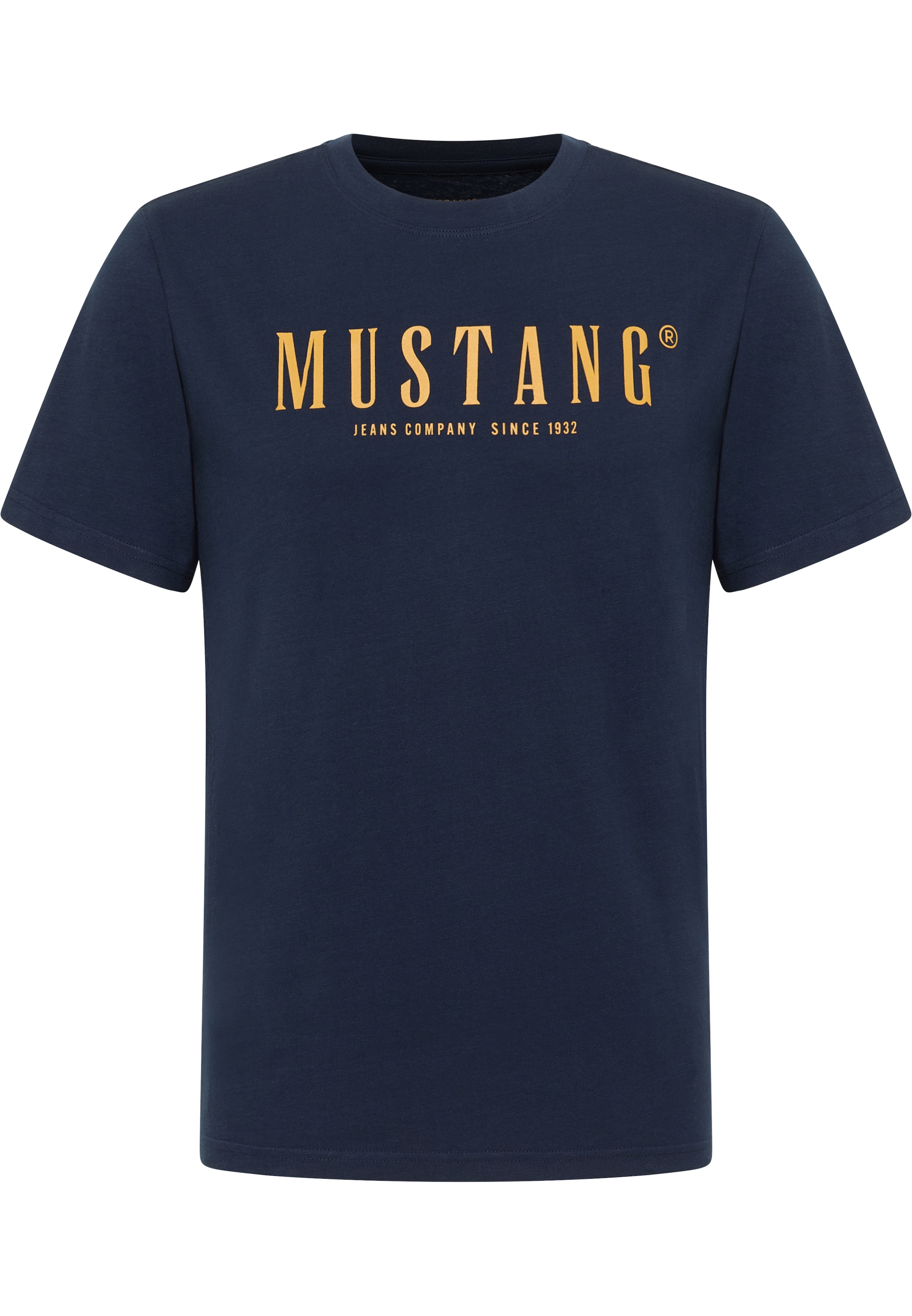 MUSTANG T-Shirt »MU-Austin Logoprint« aus Baumwolle